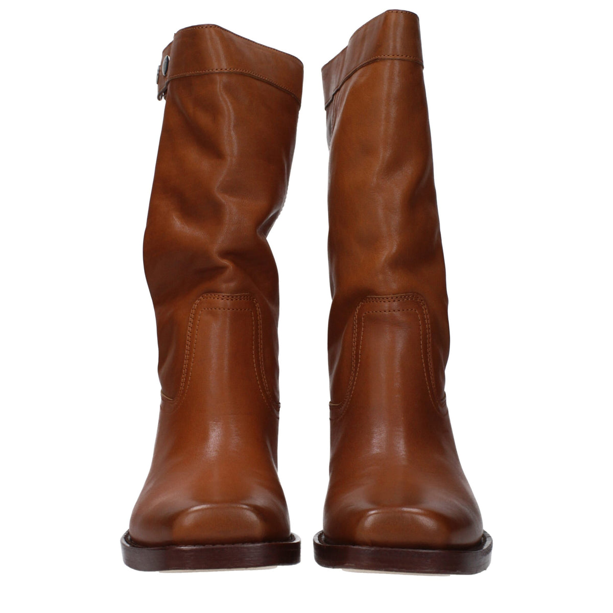 Isabel Marant Brown Leather Ankle Women's Boots