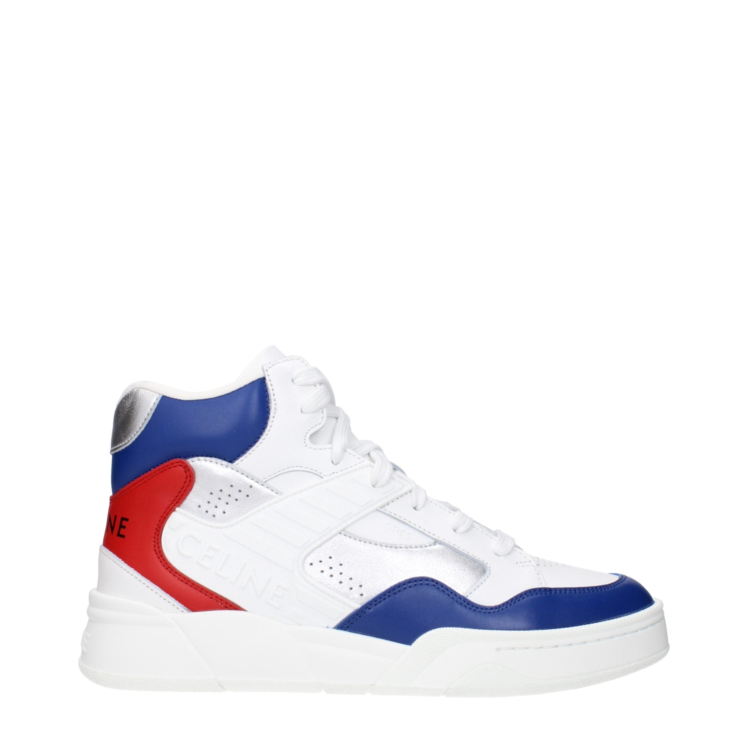 Celine White Leather Athletic Men's Sneakers