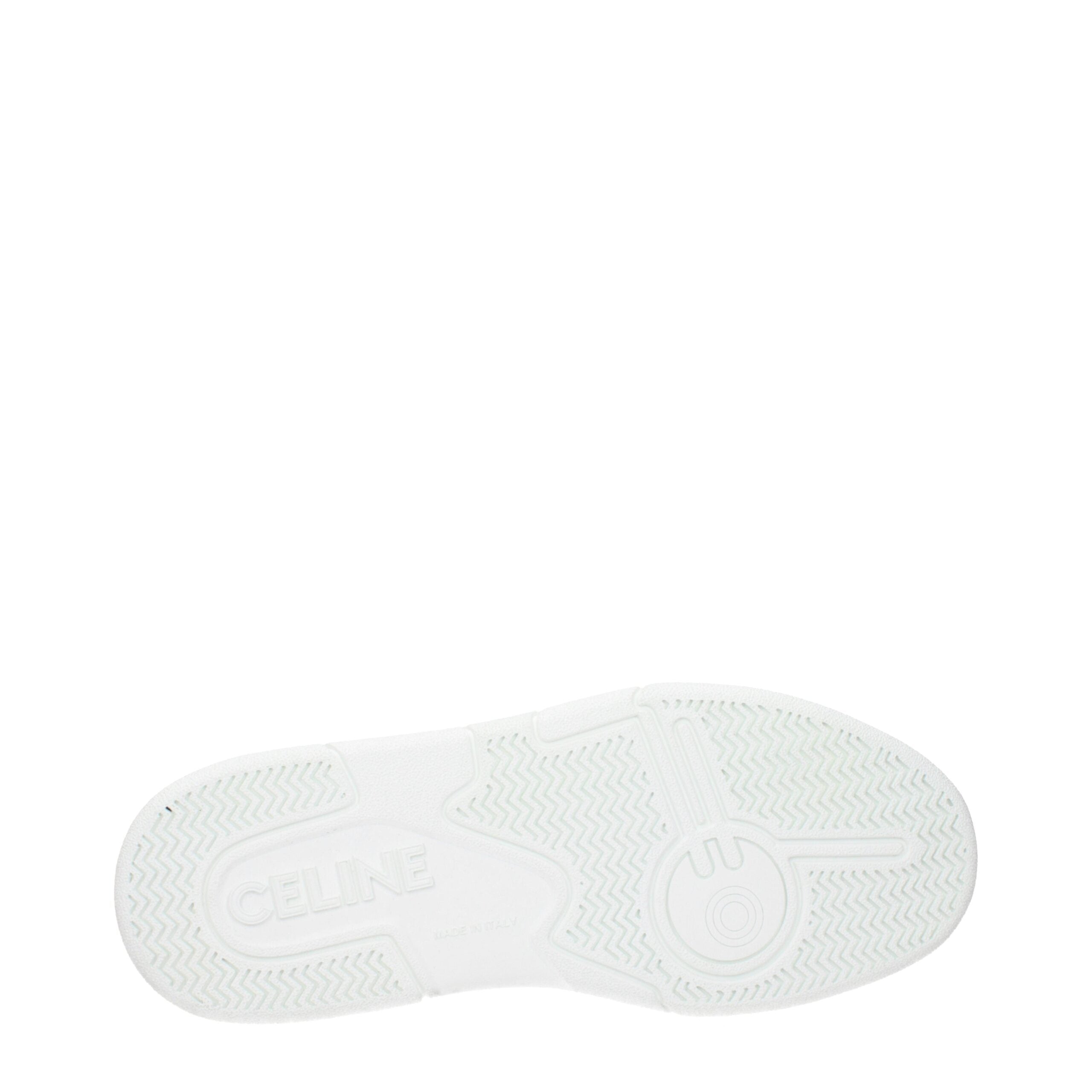 Celine White Leather Athletic Men's Sneakers