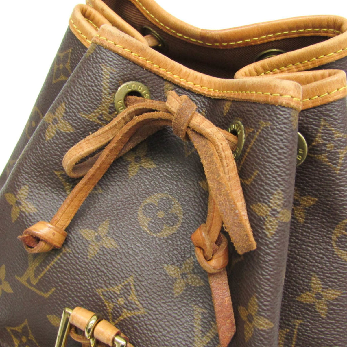 Louis Vuitton Vintage Montsouris Monogram Canvas Brown Canvas Backpack Bag (Pre-Owned)