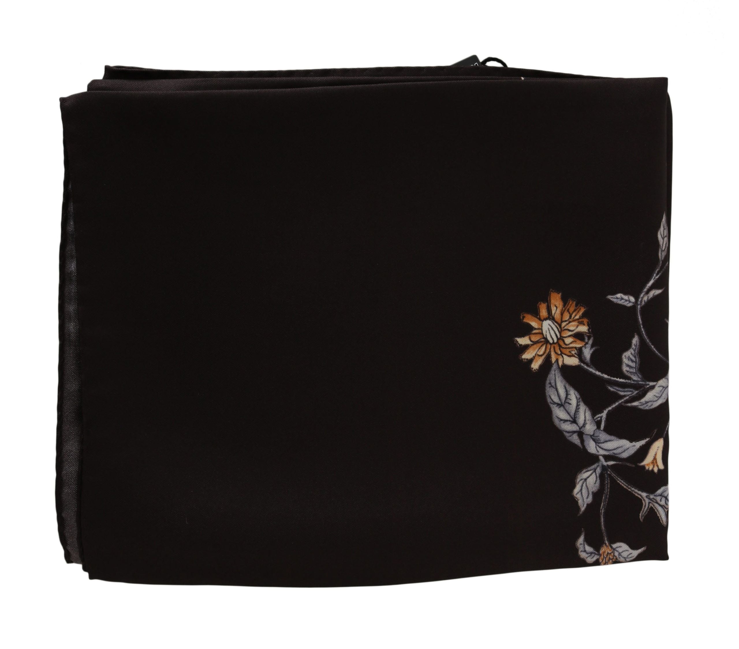 Dolce & Gabbana Elegant Silk Scarf Wrap in Luxe Women's Brown