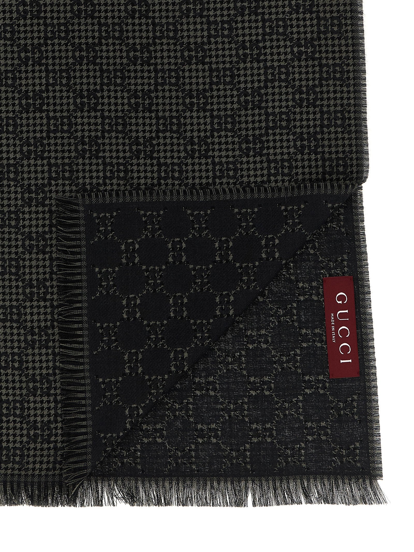 Gucci Men's Wool Silk Scarf
