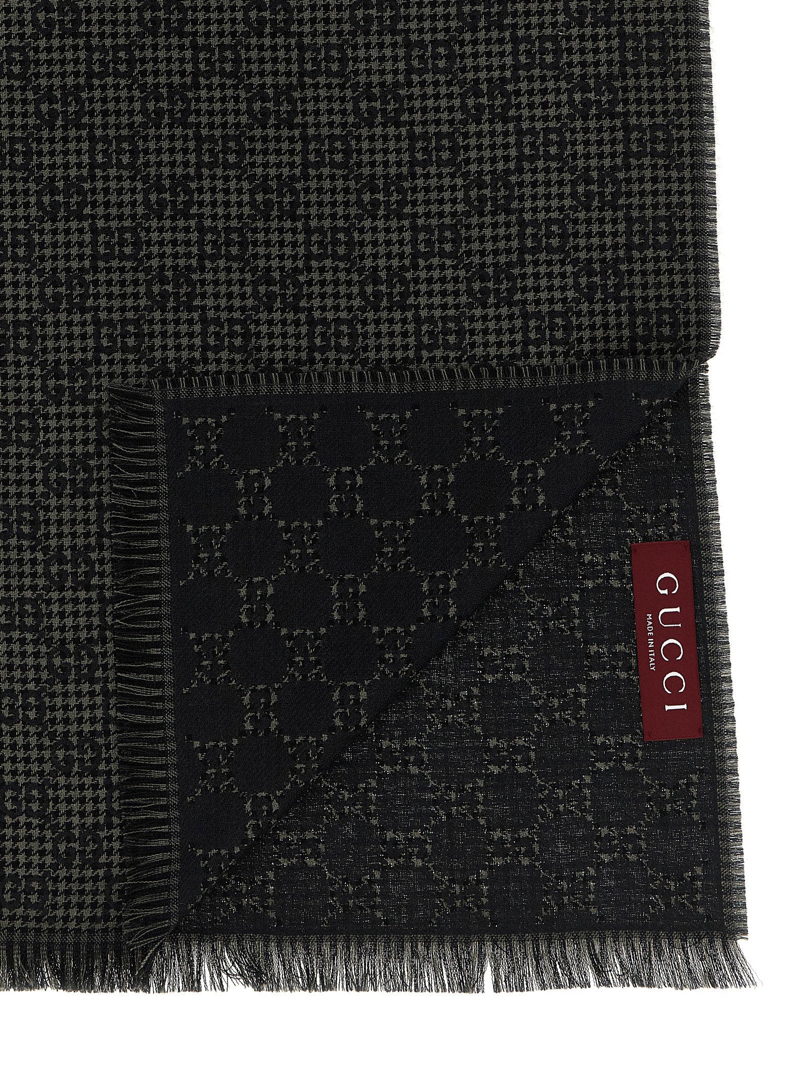 Gucci Men's Wool Silk Scarf