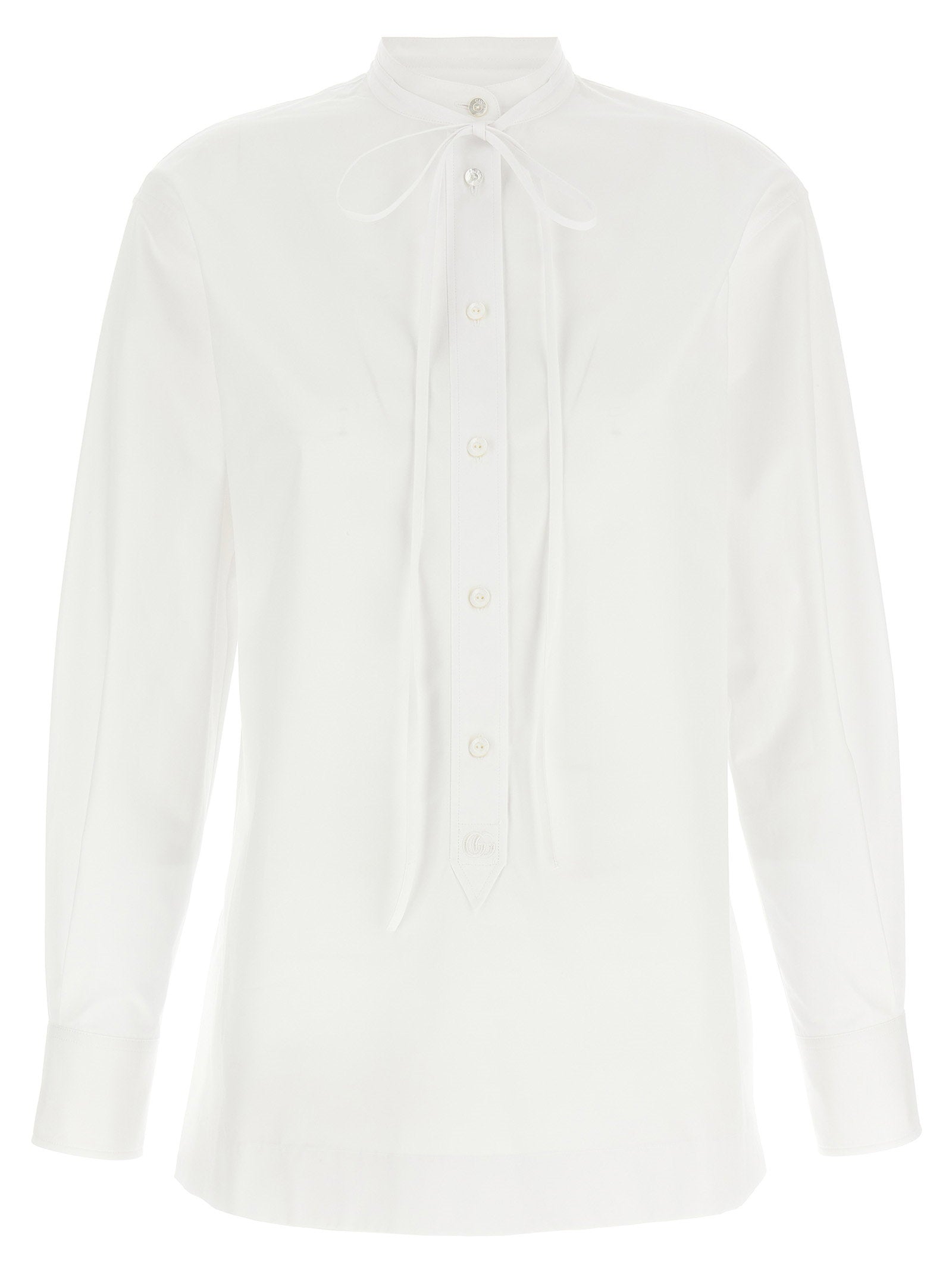 Gucci Women's Double G Embroidery Shirt