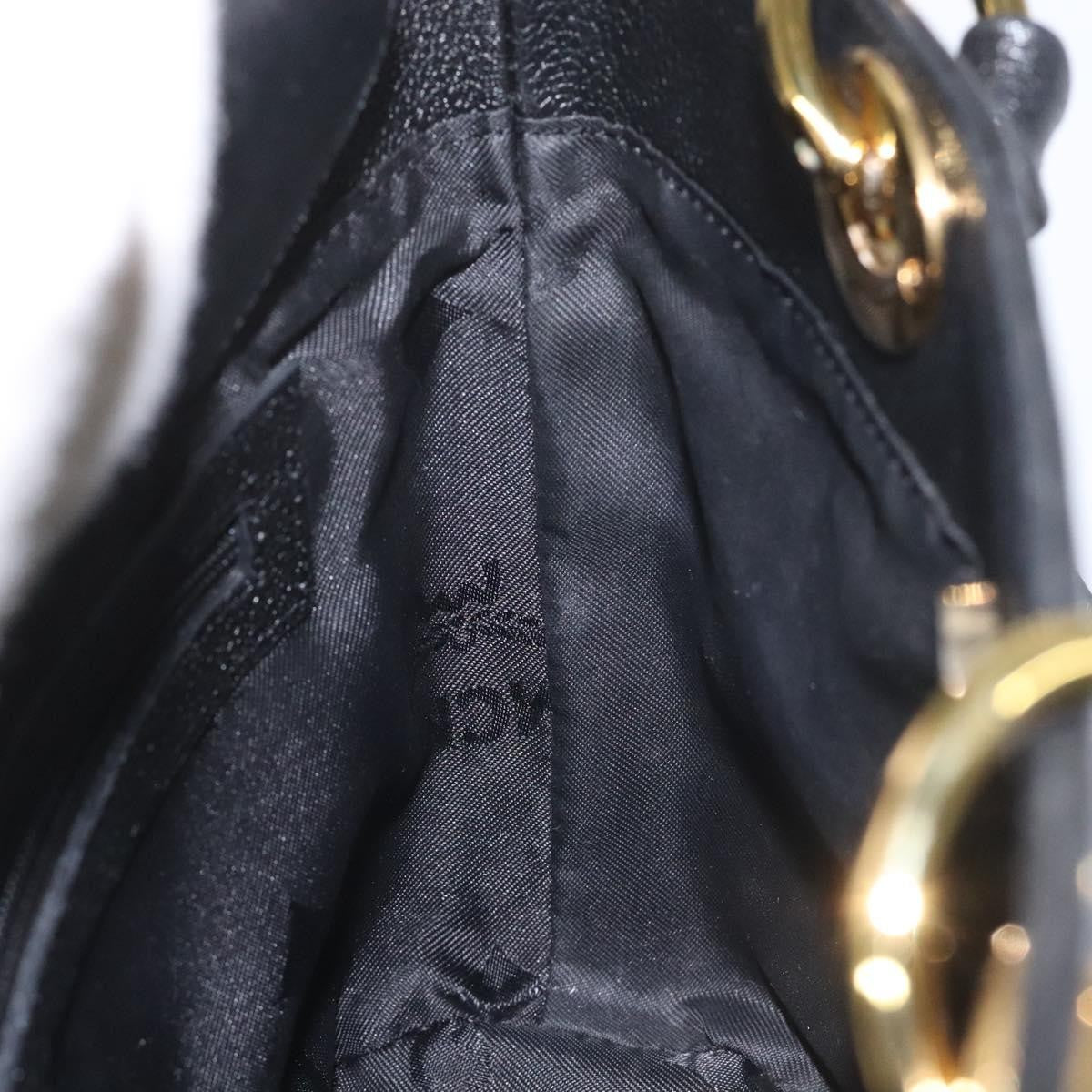 MCM Vintage Leather Black Leather Handbag (Pre-Owned)