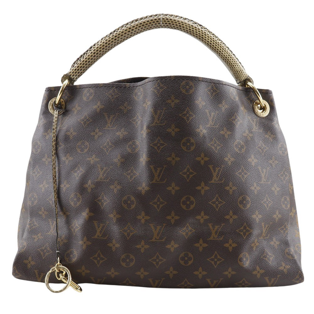 Louis Vuitton Artsy Brown Canvas Shoulder Bag (Pre-Owned)