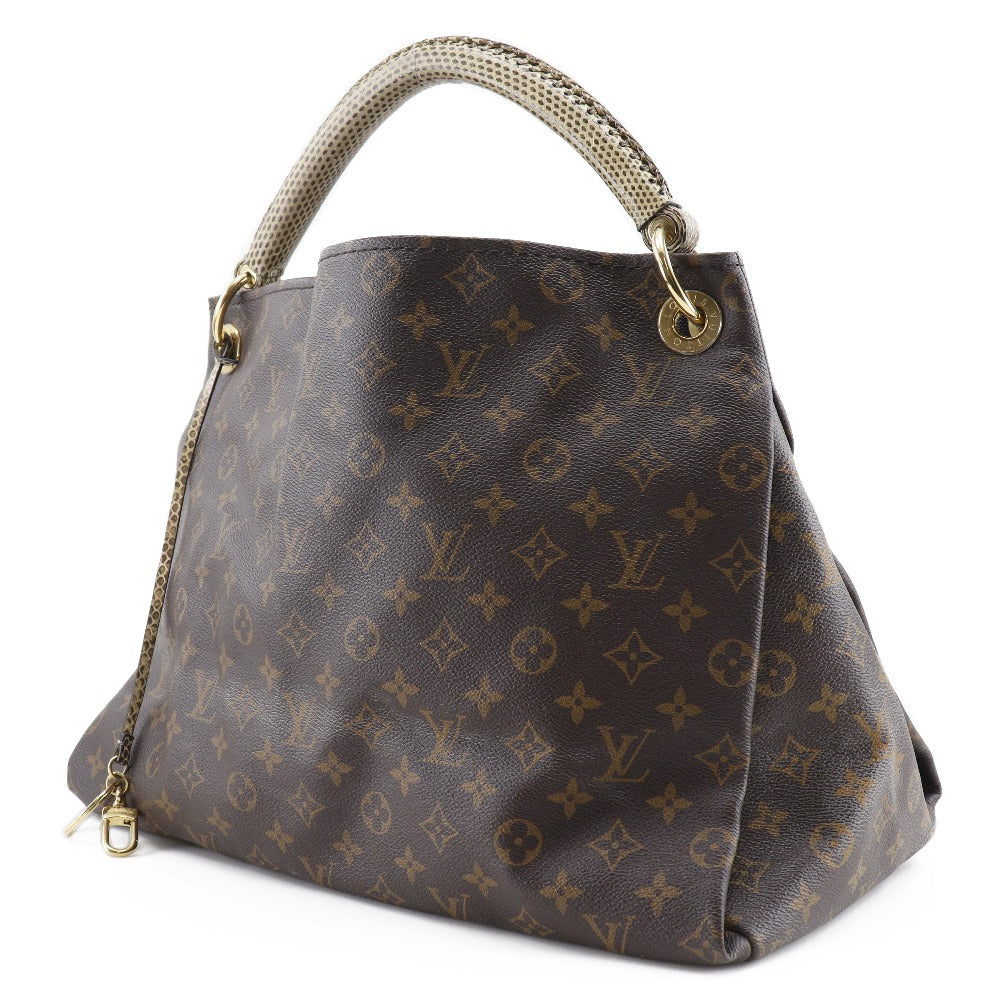 Louis Vuitton Artsy Brown Canvas Shoulder Bag (Pre-Owned)