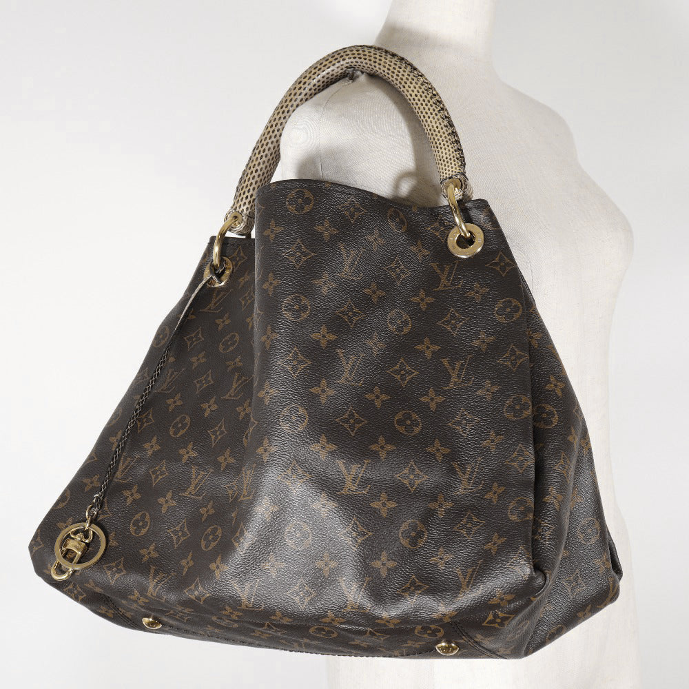 Louis Vuitton Artsy Brown Canvas Shoulder Bag (Pre-Owned)