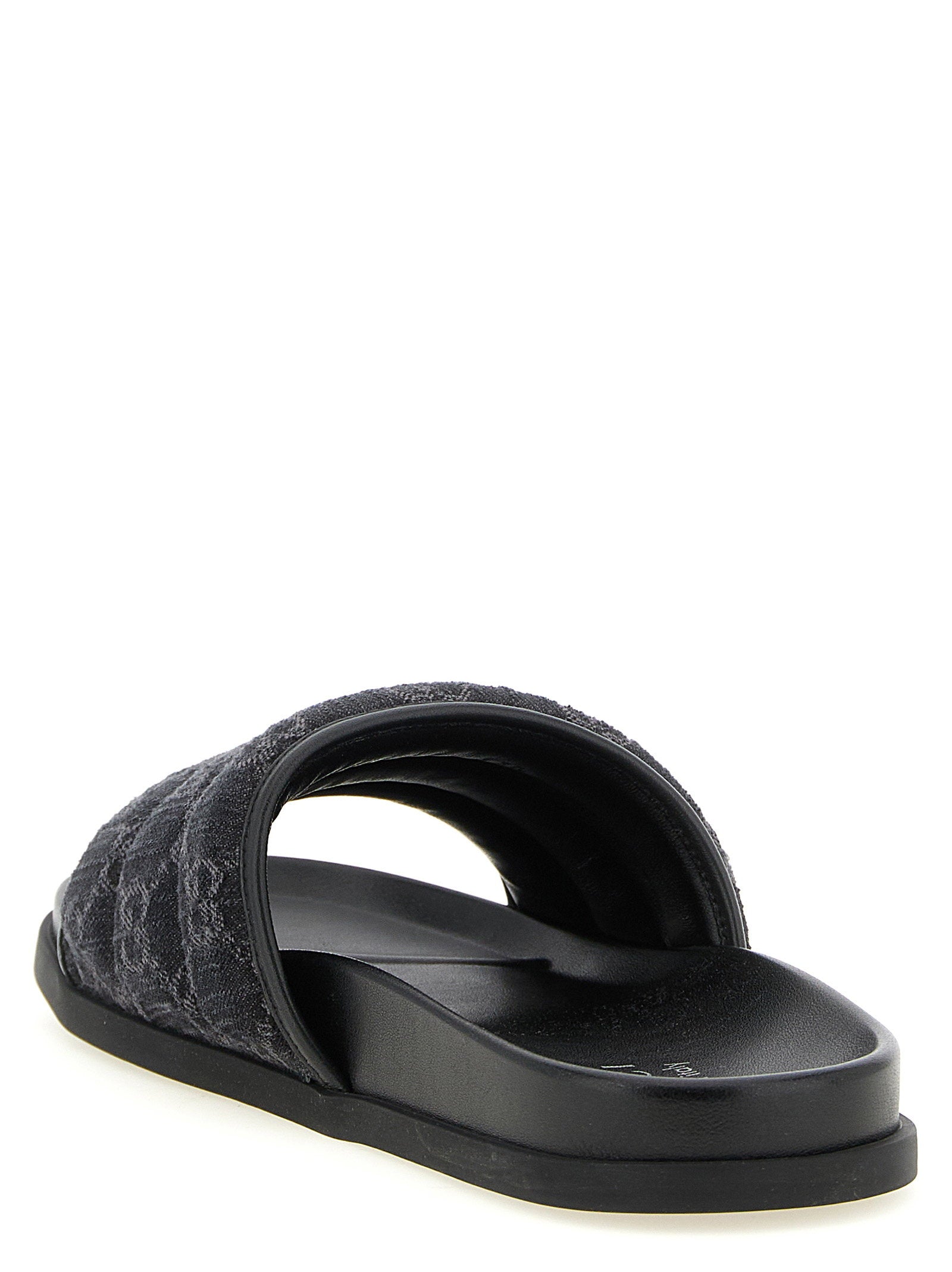 Gucci Men's Gg Denim Slides