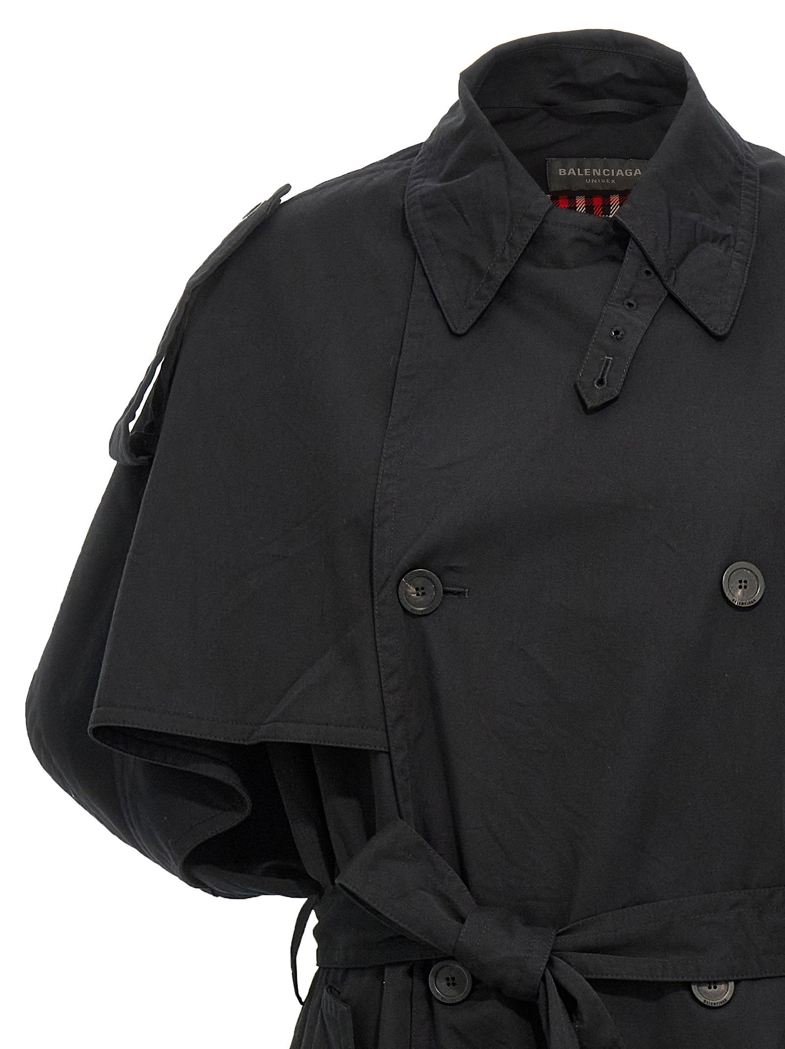 Balenciaga Women's Stole Trench Coat