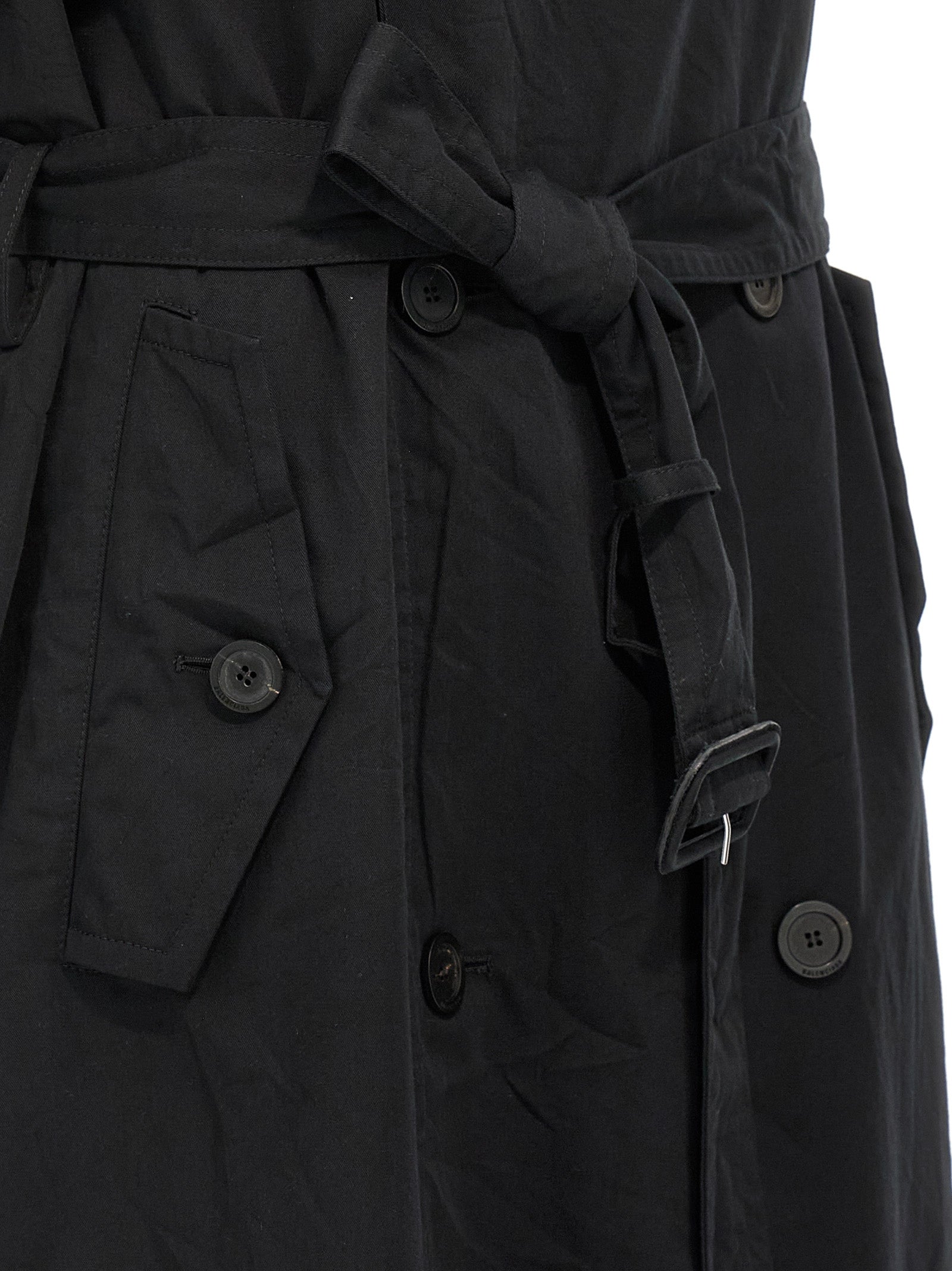 Balenciaga Women's Stole Trench Coat