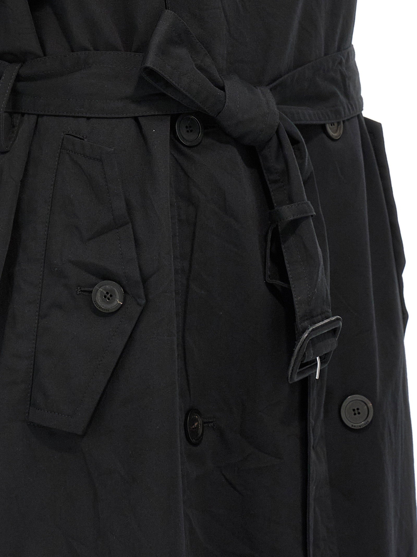 Balenciaga Women's Stole Trench Coat