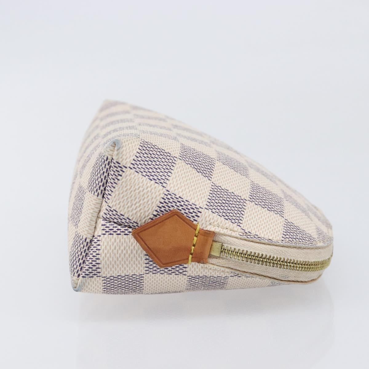 Louis Vuitton Cosmetic Damier Beige Canvas Toiletry Case Accessory (Pre-Owned)