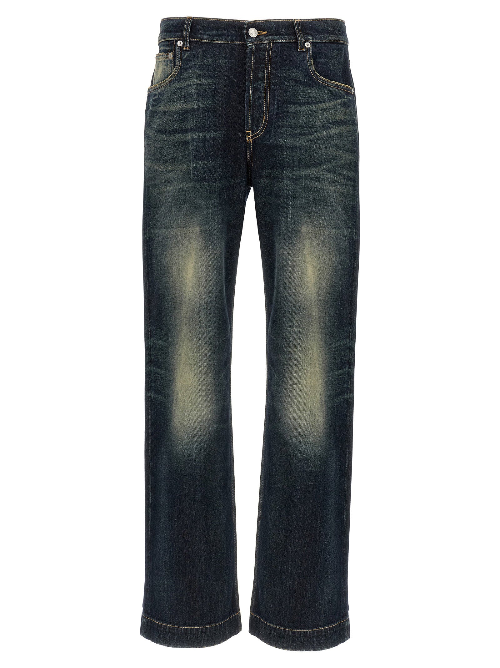 Alexander Mcqueen Men's Wide Leg Jeans