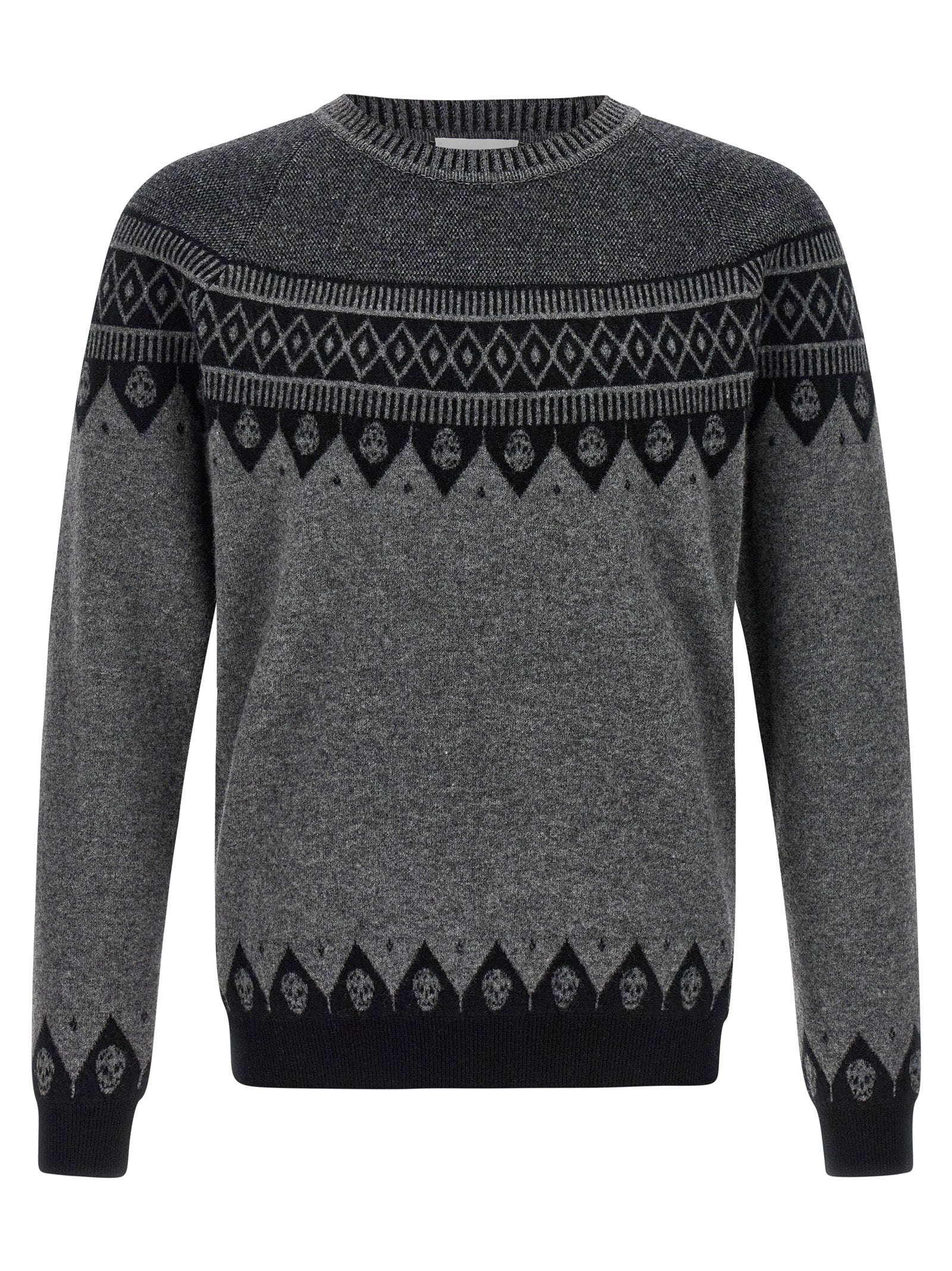 Alexander Mcqueen Men's Skull Sweater