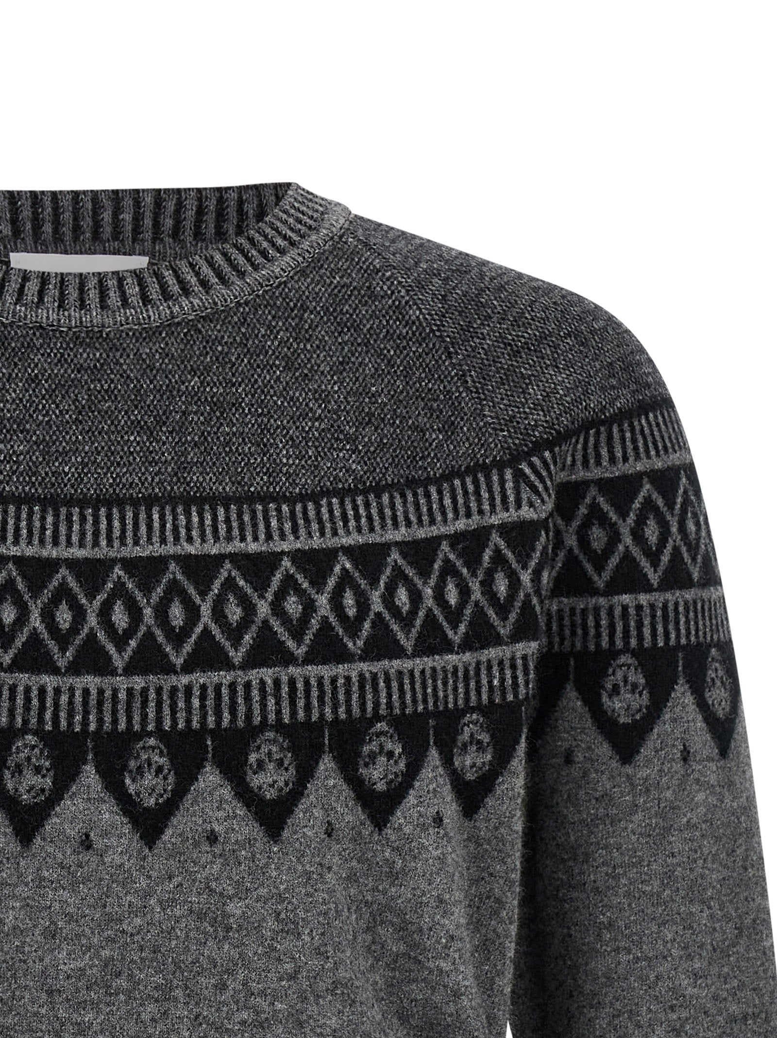 Alexander Mcqueen Men's Skull Sweater