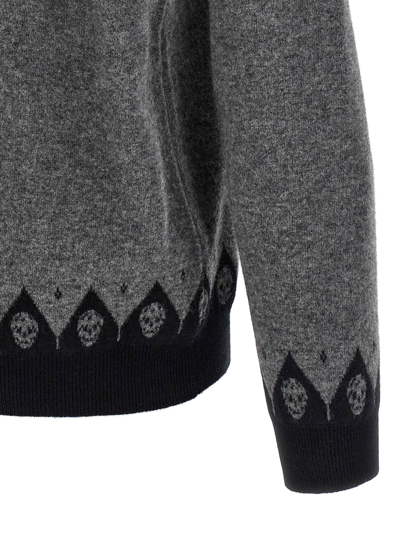 Alexander Mcqueen Men's Skull Sweater