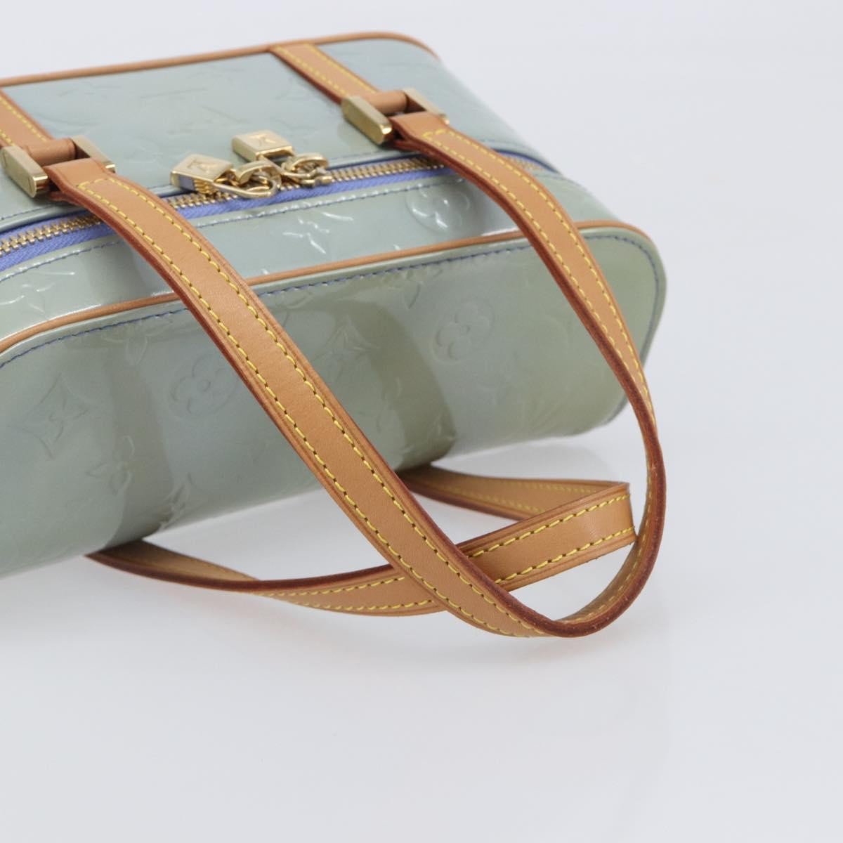 Louis Vuitton Sullivan Horizontal Monogram Vernis Purple Patent_Leather Handbag (Pre-Owned)