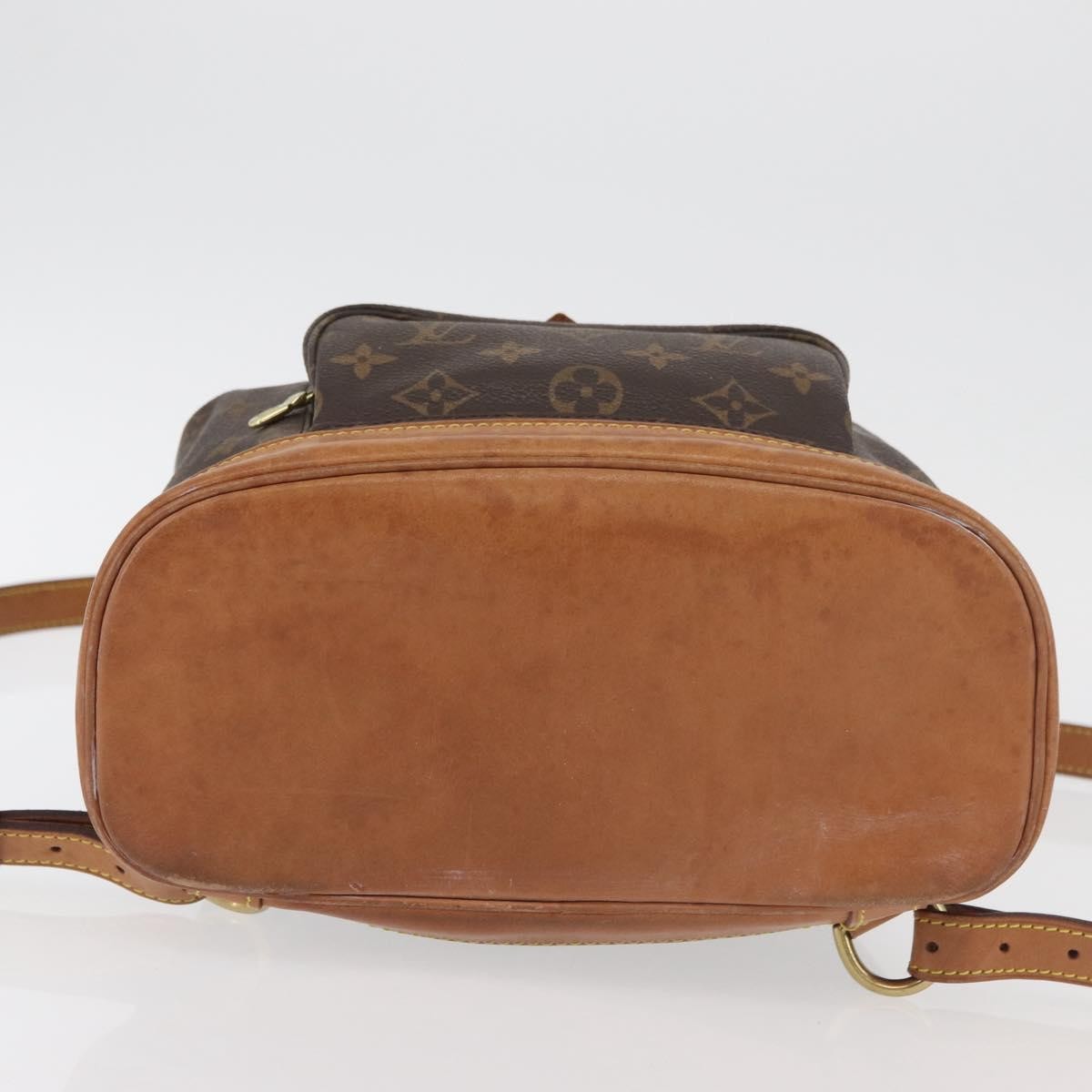 Louis Vuitton Vintage Montsouris Monogram Canvas Brown Canvas Backpack Bag (Pre-Owned)