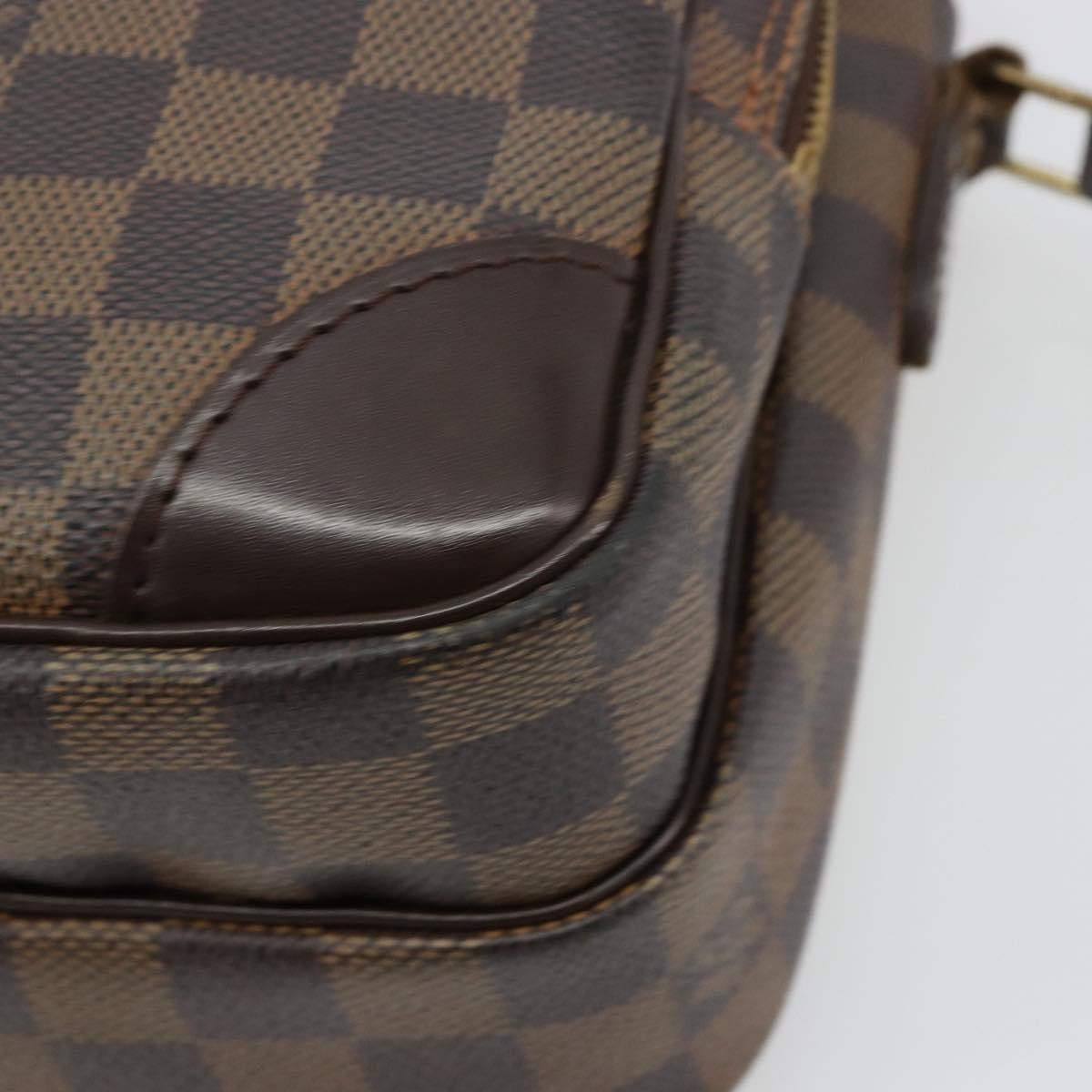 Louis Vuitton Amazone Damier Brown Canvas Handbag (Pre-Owned)