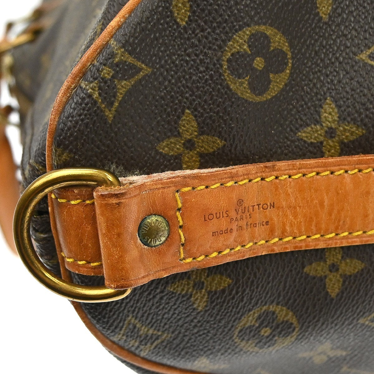 Louis Vuitton Keepall Bandoulière Monogram Brown Canvas Travel Bag Bag (Pre-Owned)
