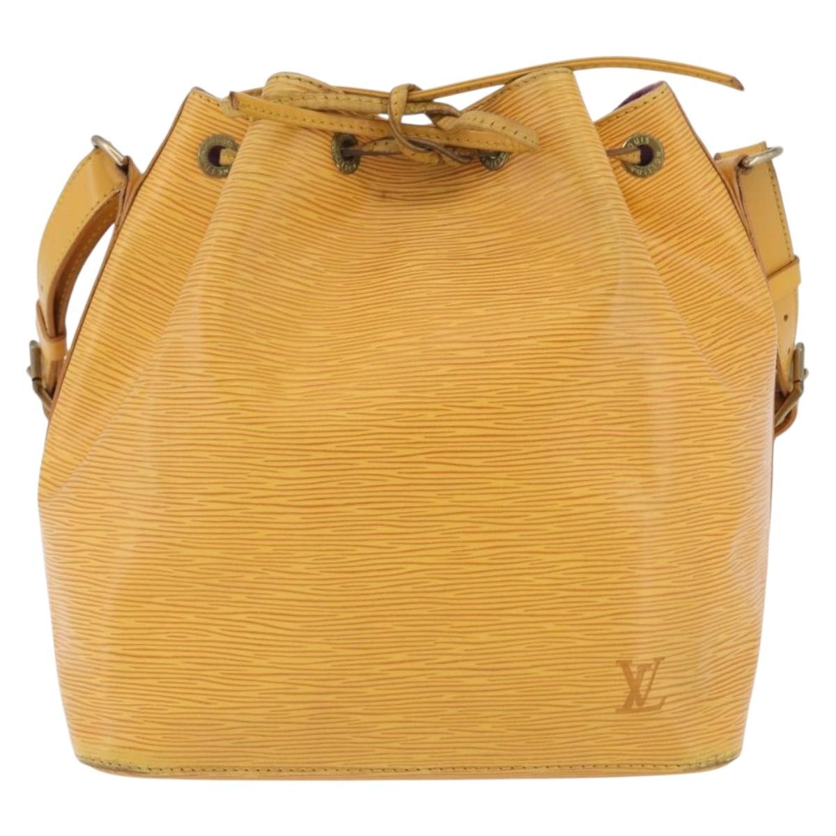 Louis Vuitton Petit Noe Epi Leather Yellow Leather Shoulder Bag Bag (Pre-Owned)