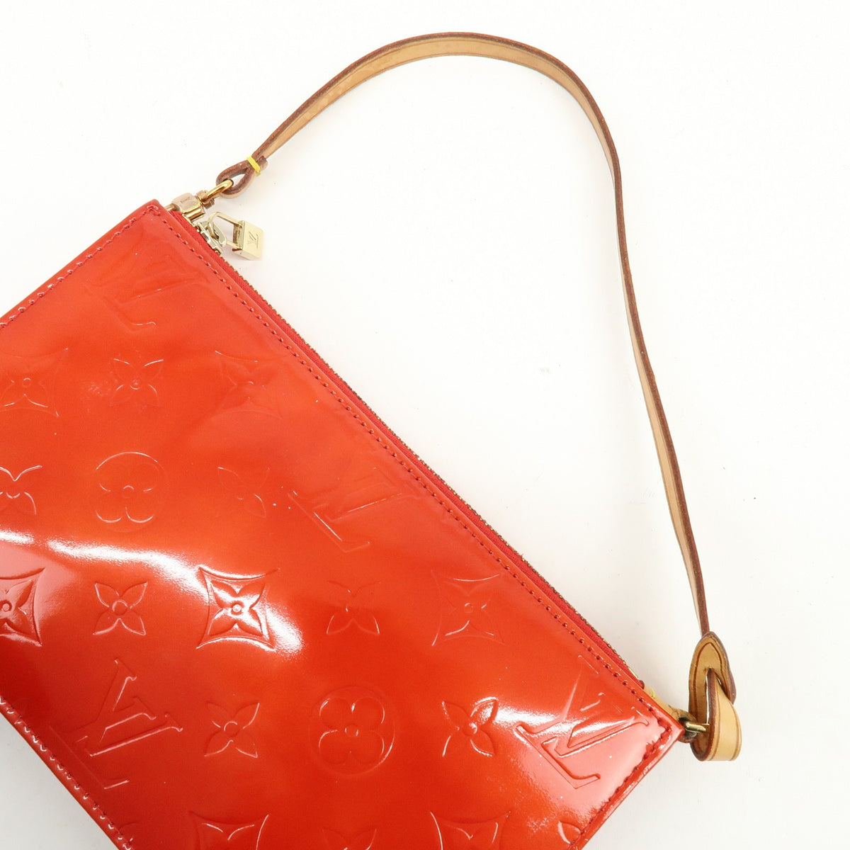 Louis Vuitton Lexington Pochette Monogram Vernis Red Patent_Leather Clutche & Pouche Bag (Pre-Owned)