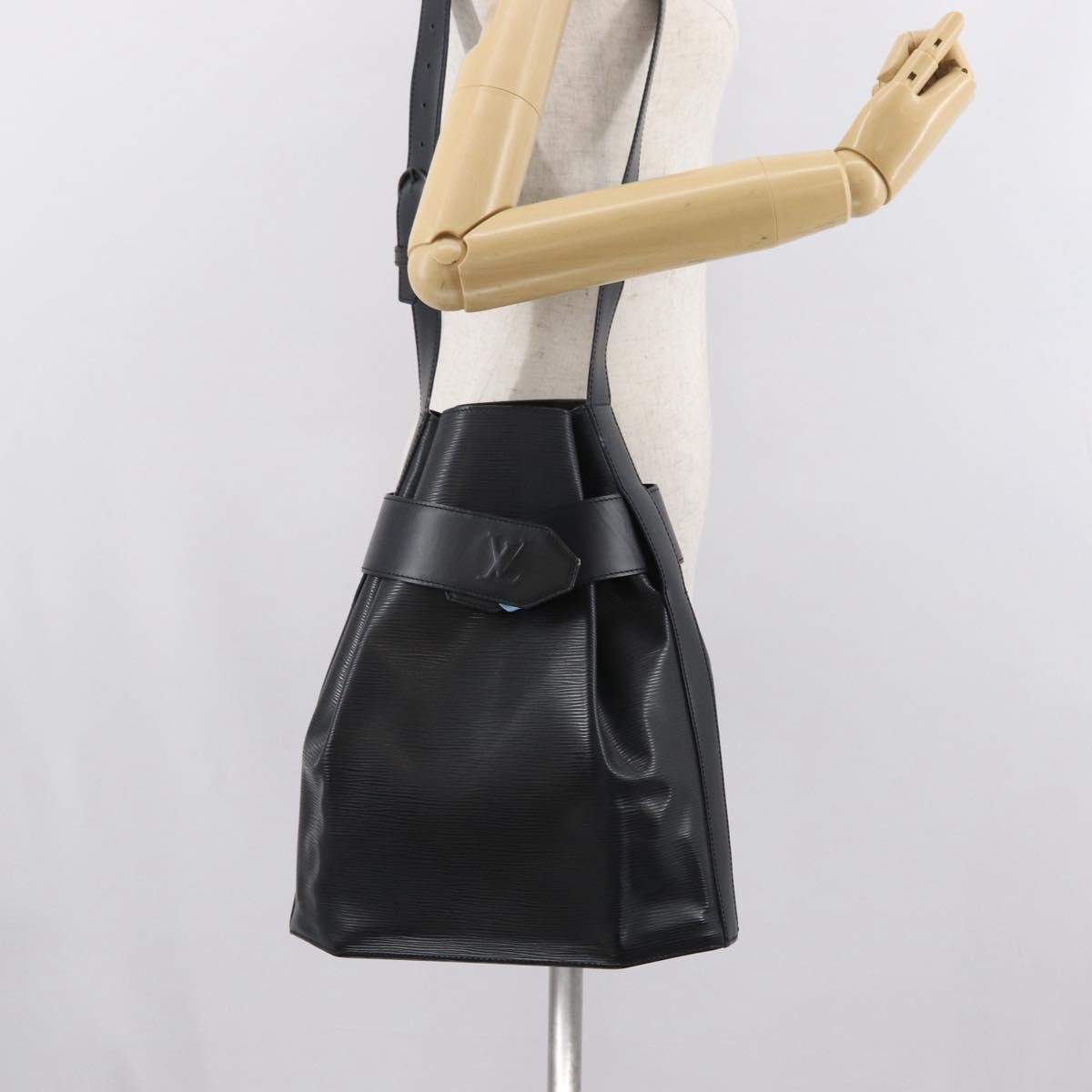 Louis Vuitton Vintage Sac D'epaule Epi Leather Black Leather Shoulder Bag Bag (Pre-Owned)