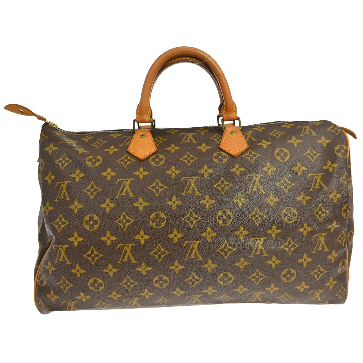 Louis Vuitton Speedy Monogram Brown Canvas Handbag (Pre-Owned)