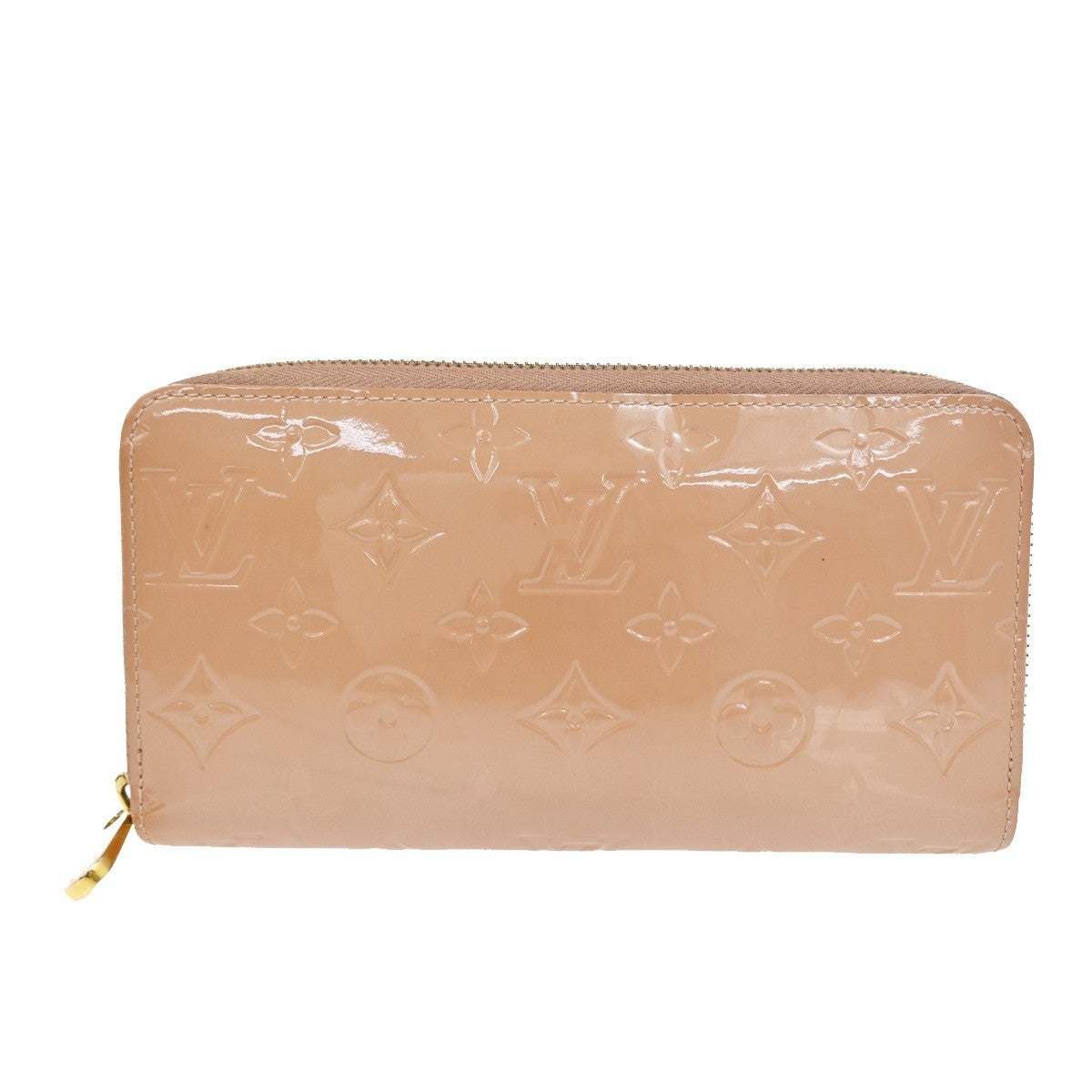 Louis Vuitton Portefeuille Zippy Monogramme Empreinte Monogramme Empreinte Pink Patent_Leather Wallets Accessory (Pre-Owned)