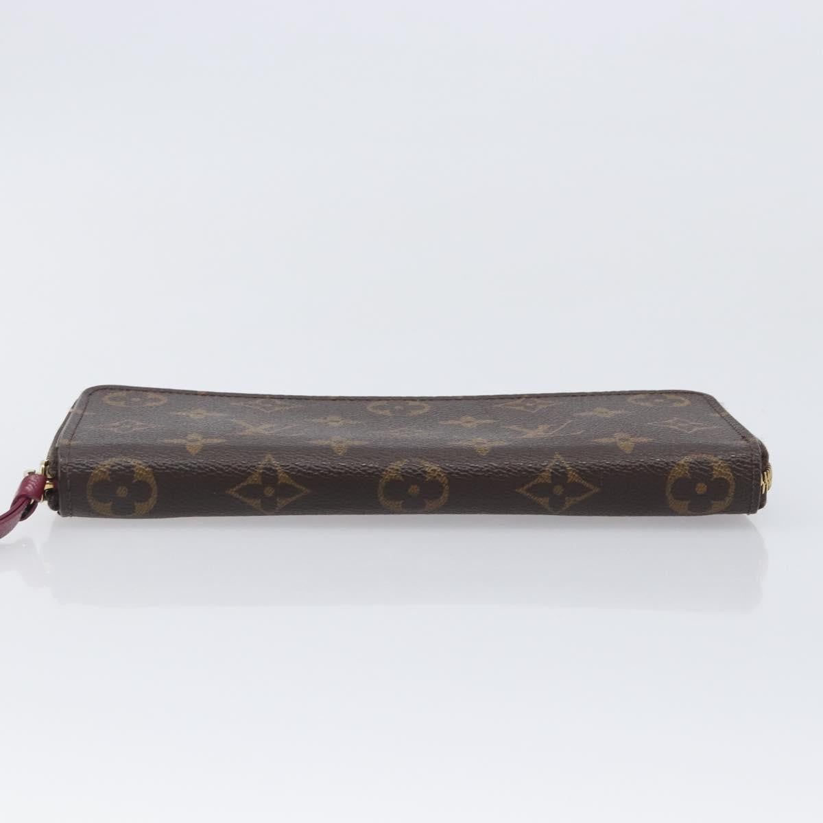 Louis Vuitton Clemence Monogram Canvas Brown Canvas Wallets Accessory (Pre-Owned)