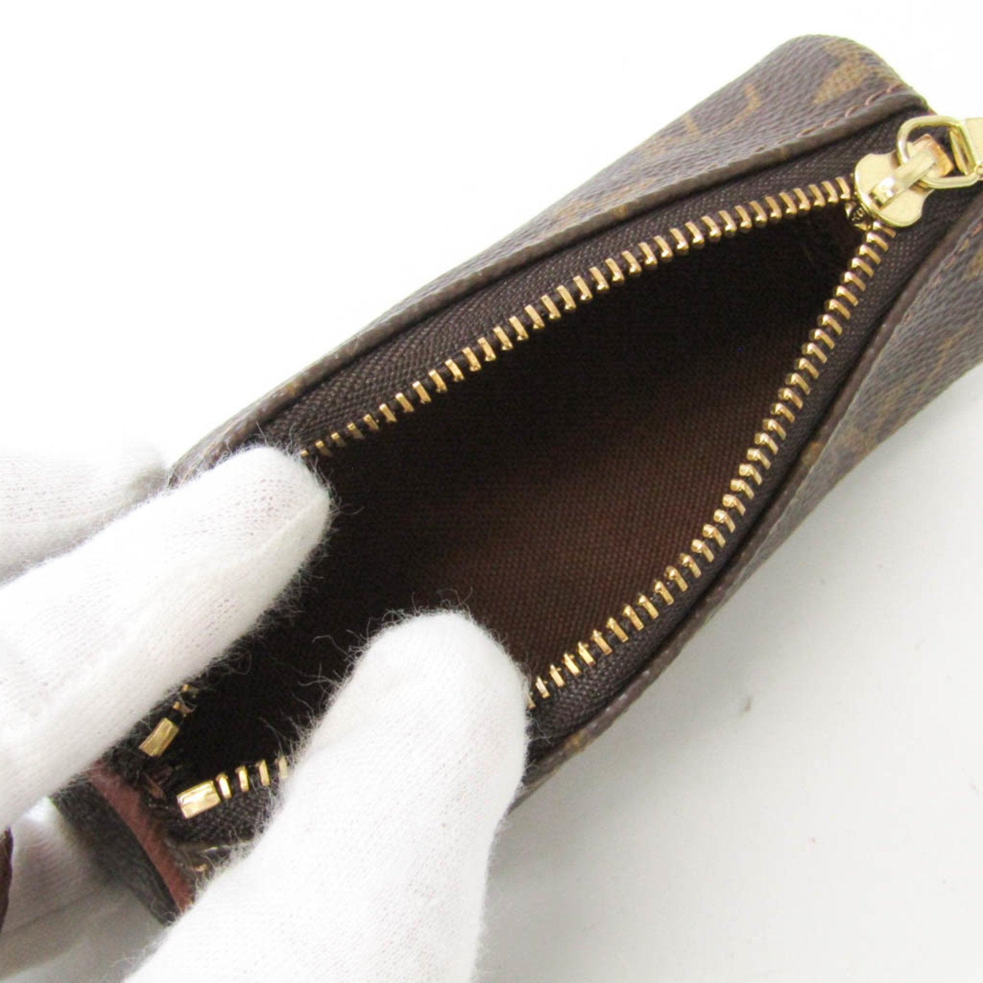 Louis Vuitton Etui À Balles De Golf Brown Canvas Wallet (Pre-Owned)