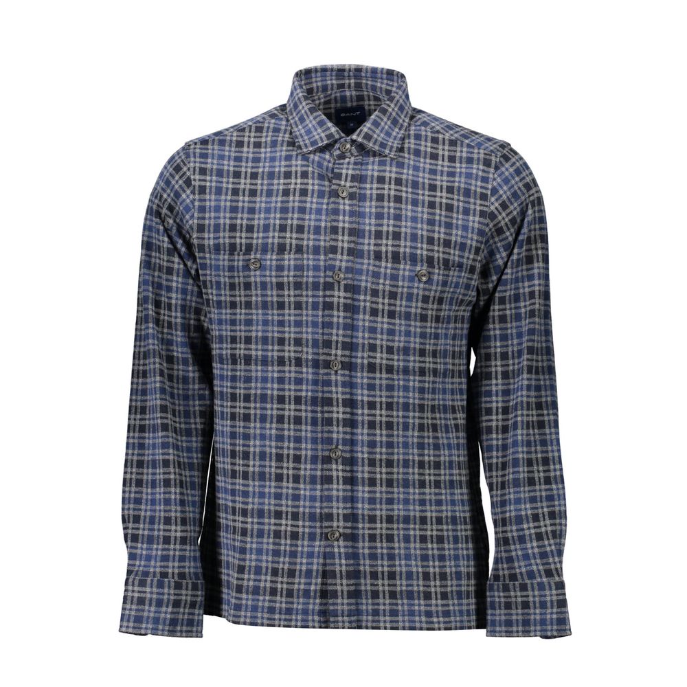 Gant Blu Cotton Mens Men's Shirt