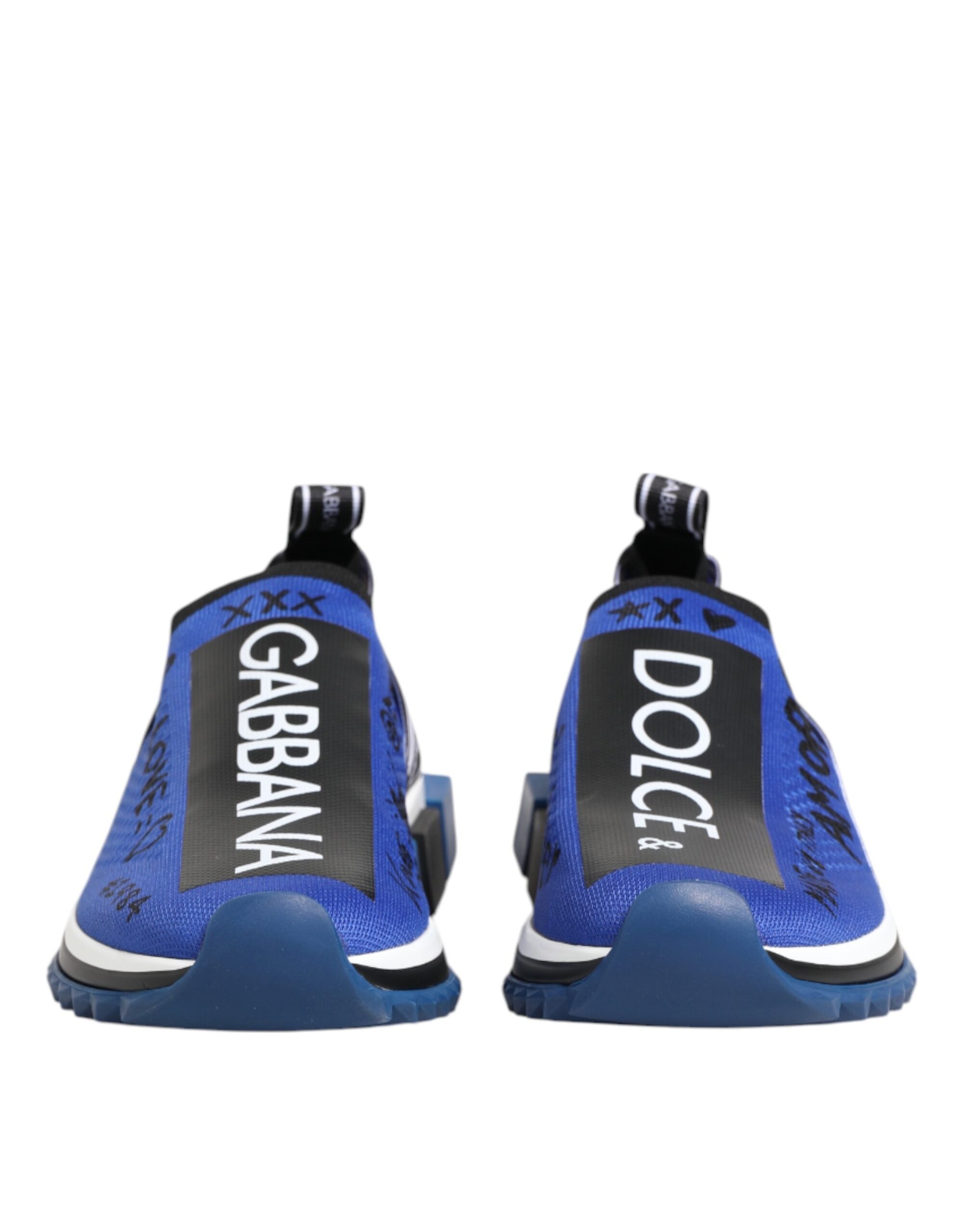 Dolce & Gabbana Blue Logo Low Top Sorrento Sneakers Men's Shoes