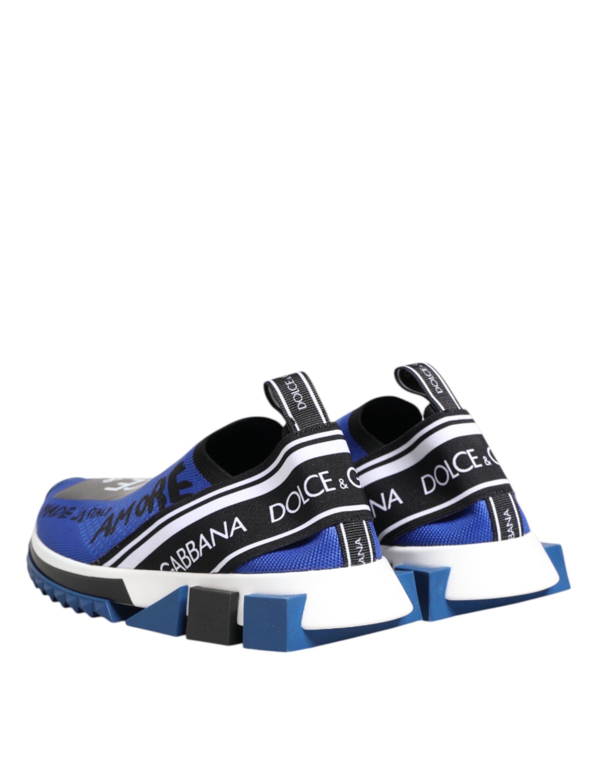 Dolce & Gabbana Blue Logo Low Top Sorrento Sneakers Men's Shoes