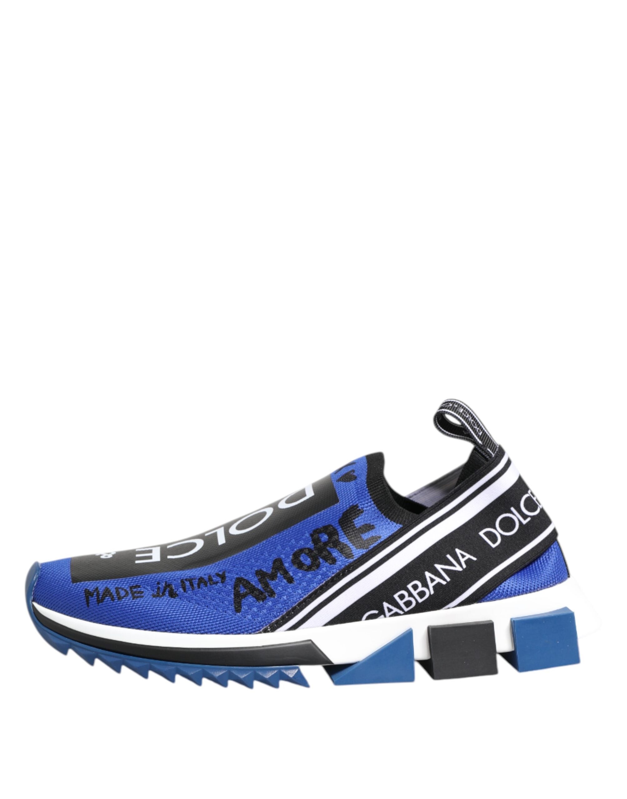 Dolce & Gabbana Blue Logo Low Top Sorrento Sneakers Men's Shoes