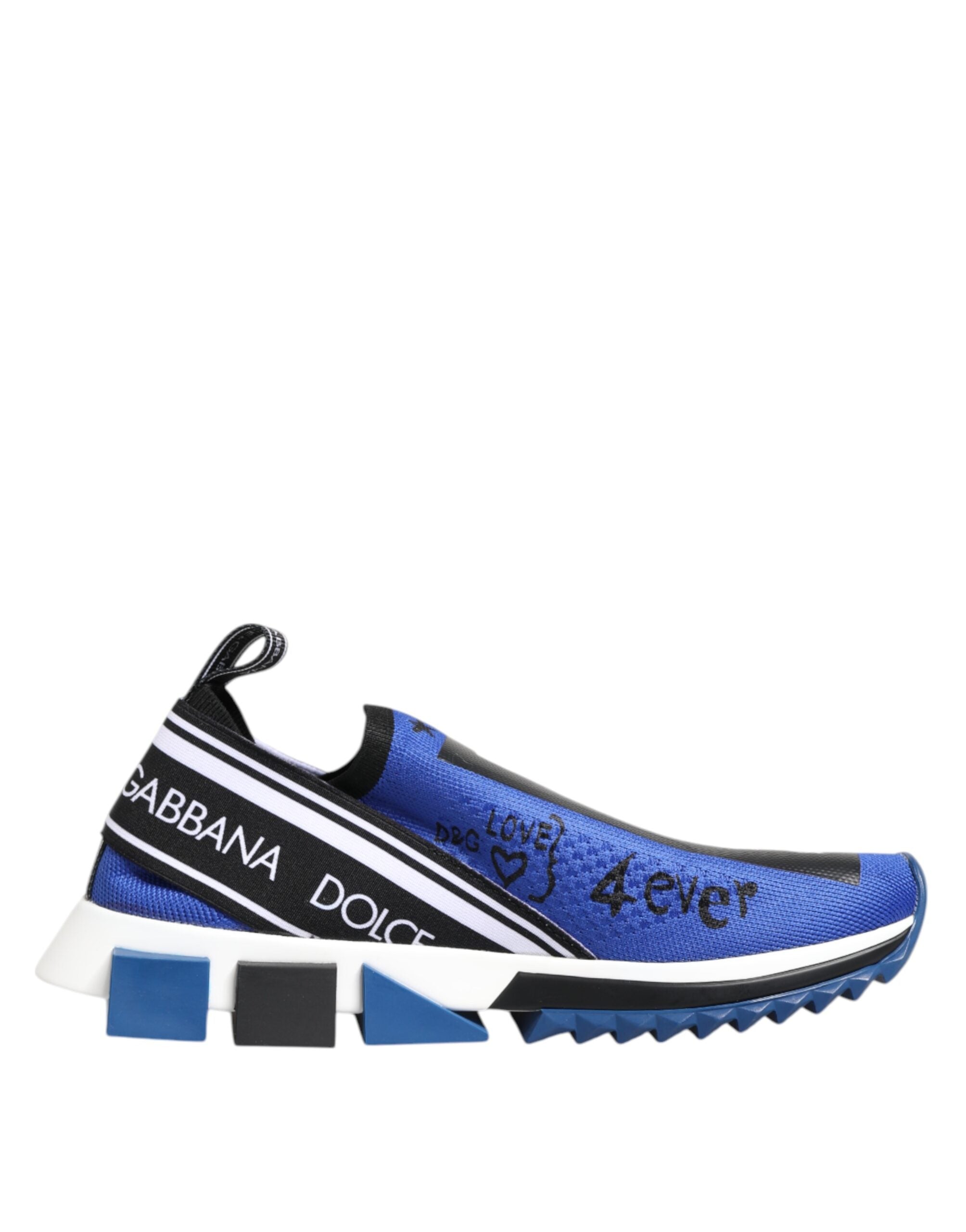 Dolce & Gabbana Blue Logo Low Top Sorrento Sneakers Men's Shoes