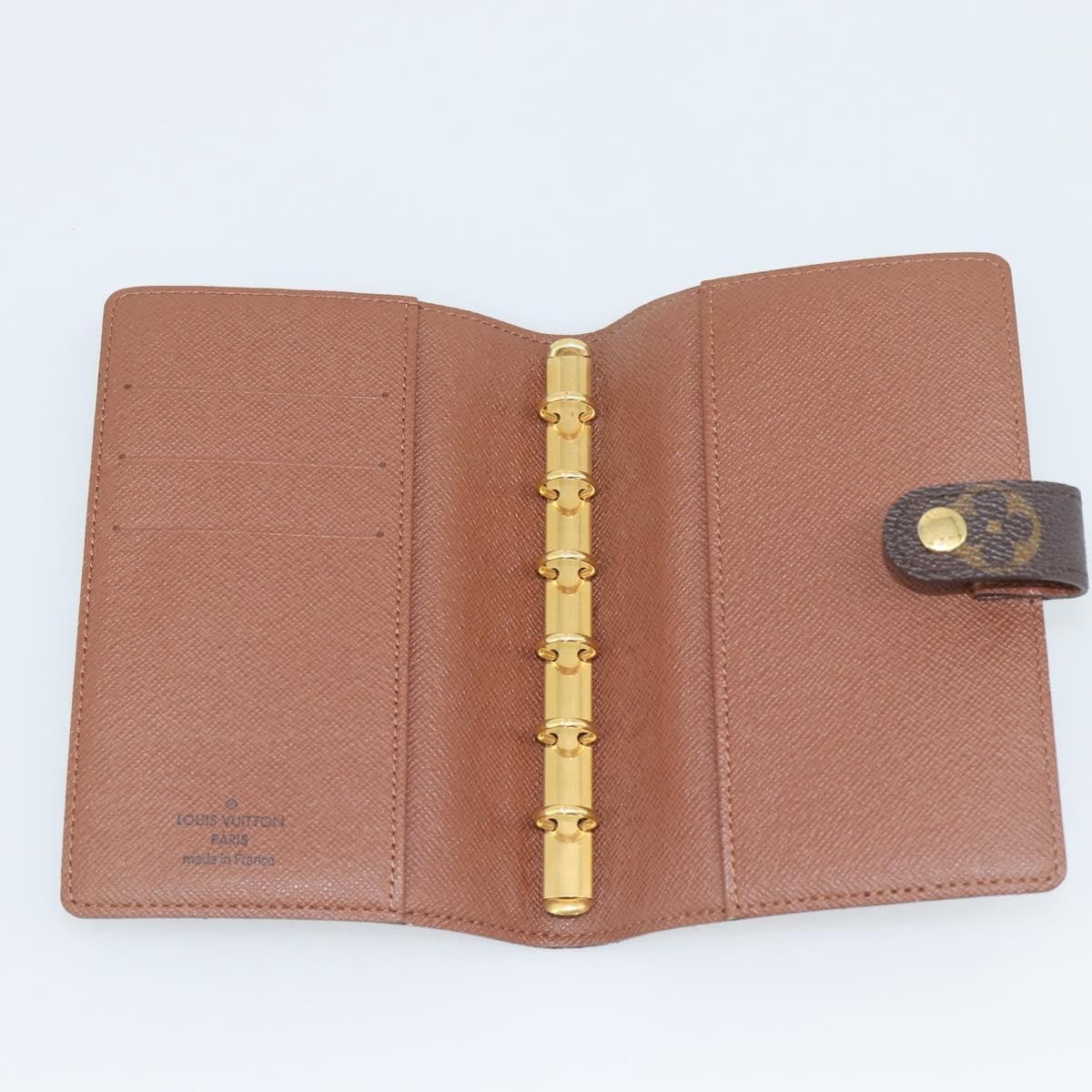 Louis Vuitton Agenda Cover Monogram Canvas Brown Canvas Wallets Accessory (Pre-Owned)