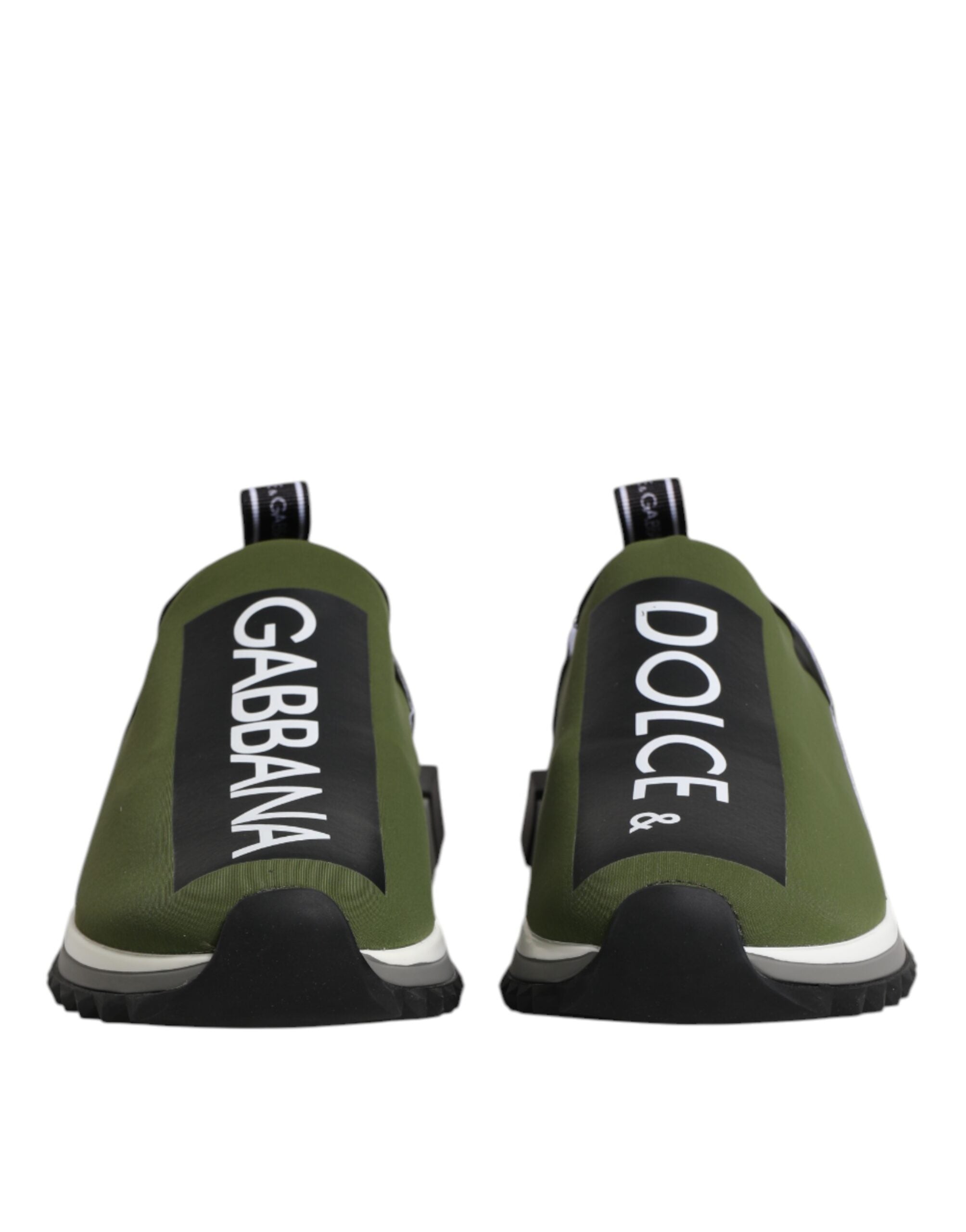 Dolce & Gabbana Green Logo Low Top Sorrento Men Sneakers Men's Shoes