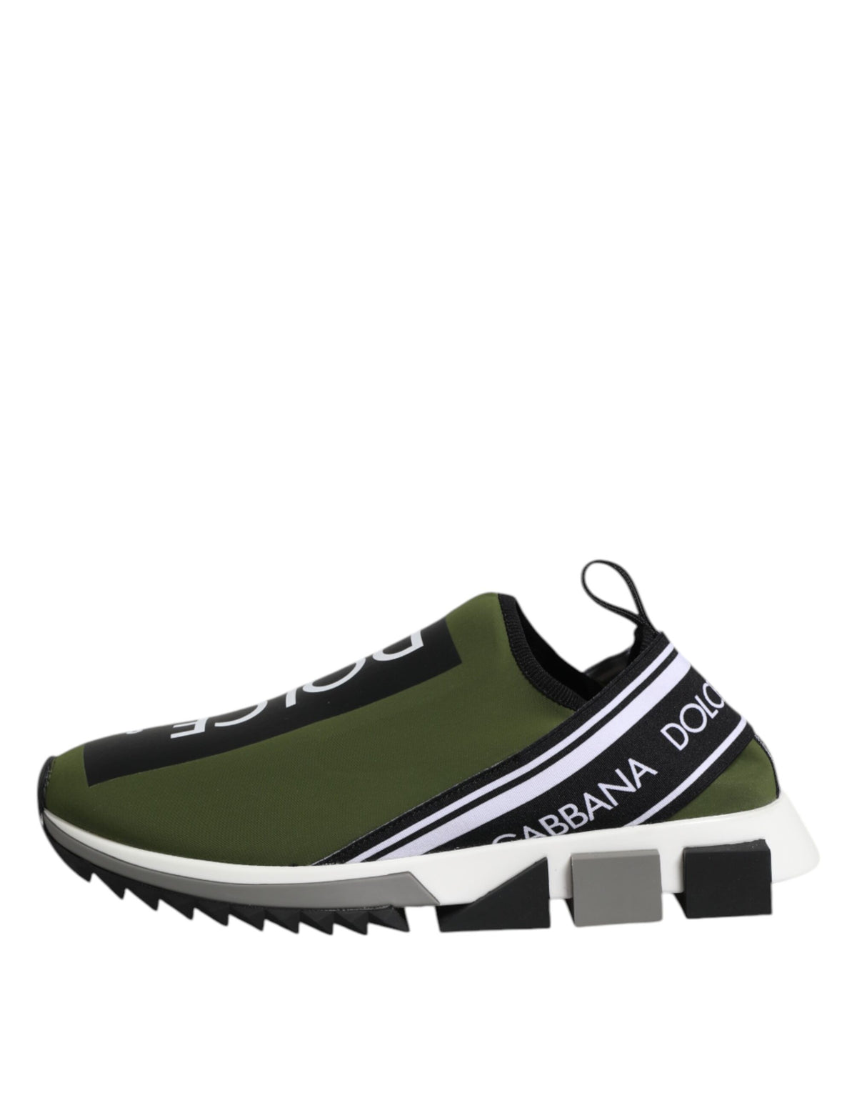Dolce & Gabbana Green Logo Low Top Sorrento Men Sneakers Men's Shoes