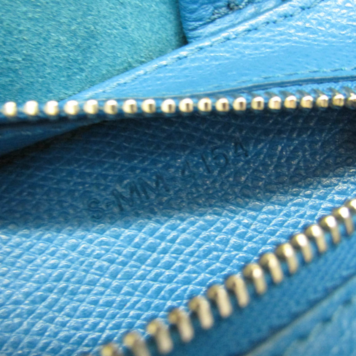 Celine Vertical Cabas All Over Logo Print Leather Blue Leather Tote Bag Bag (Pre-Owned)