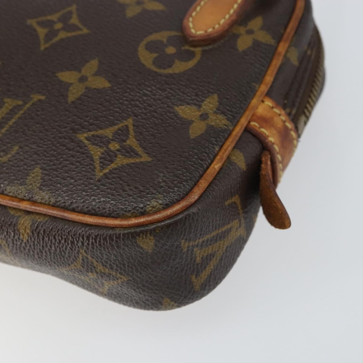 Louis Vuitton Pochette Marly Bandouliere Monogram Canvas Brown Canvas Shoulder Bag Bag (Pre-Owned)