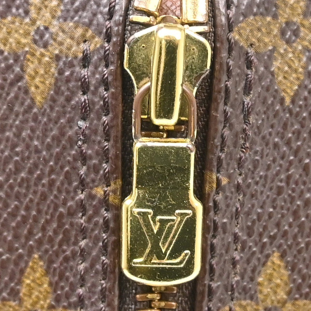 Louis Vuitton Papillon Monogram Canvas Brown Canvas Handbag (Pre-Owned)