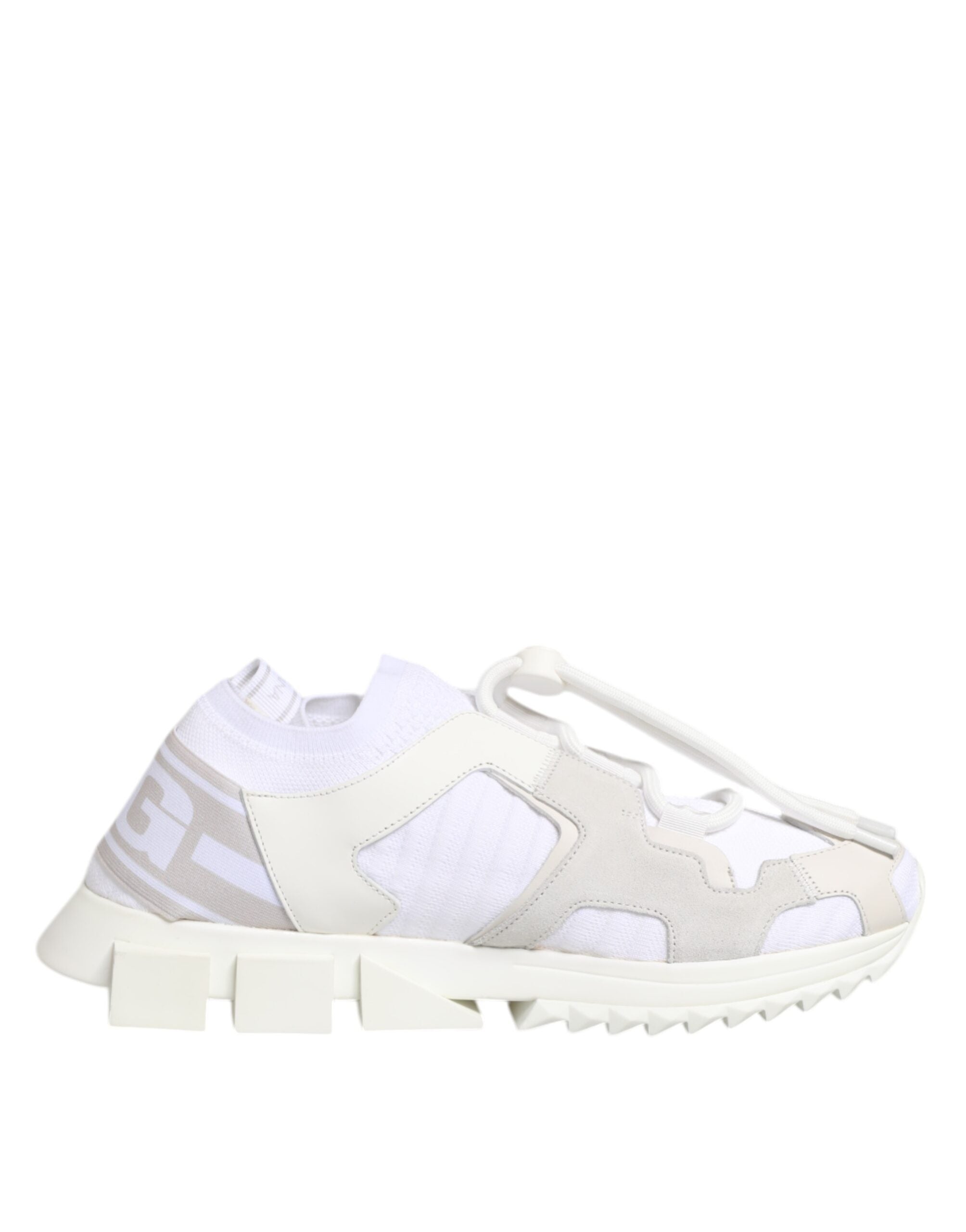 Dolce & Gabbana White Sorrento Low Top Lace Up Sneakers Men's Shoes (Pre-Owned)