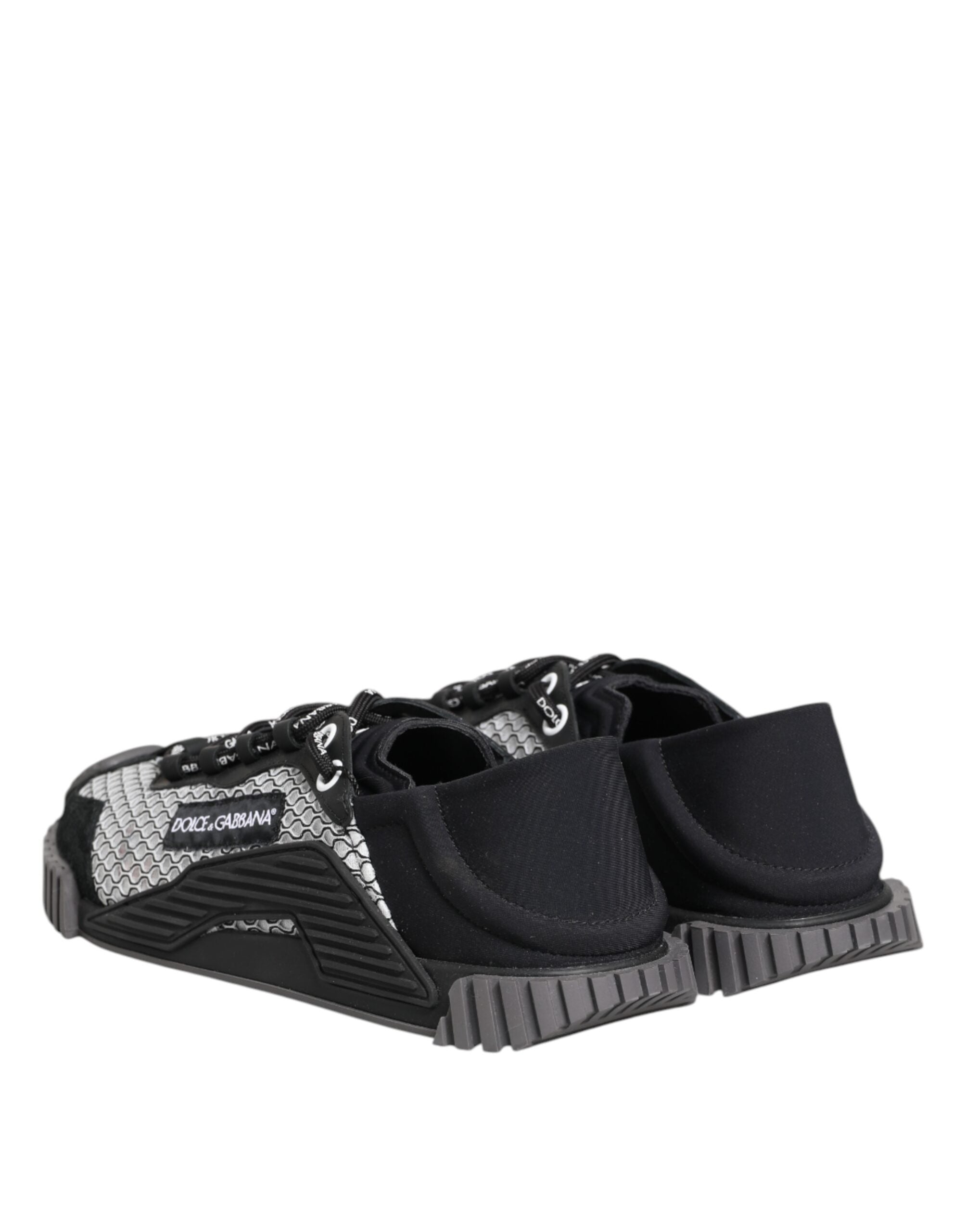 Dolce & Gabbana Multicolor Lace Up Low Top NS1 Sneakers Men's Shoes