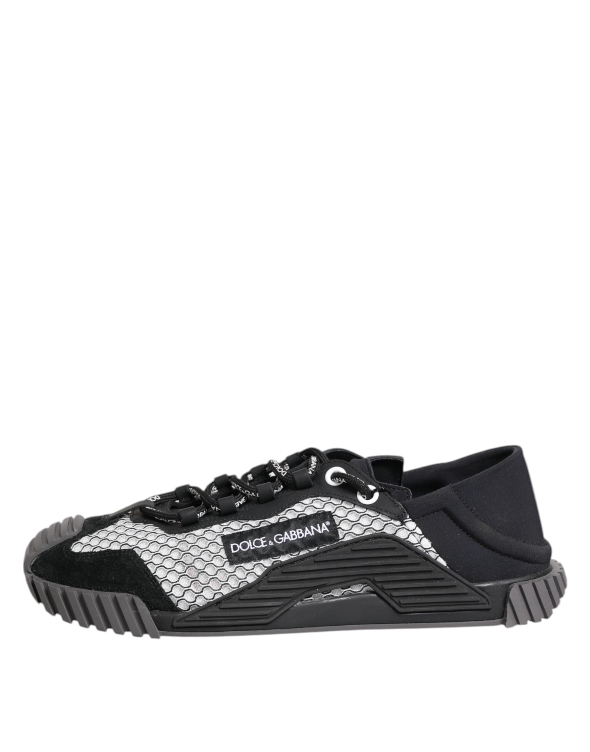 Dolce & Gabbana Multicolor Lace Up Low Top NS1 Sneakers Men's Shoes