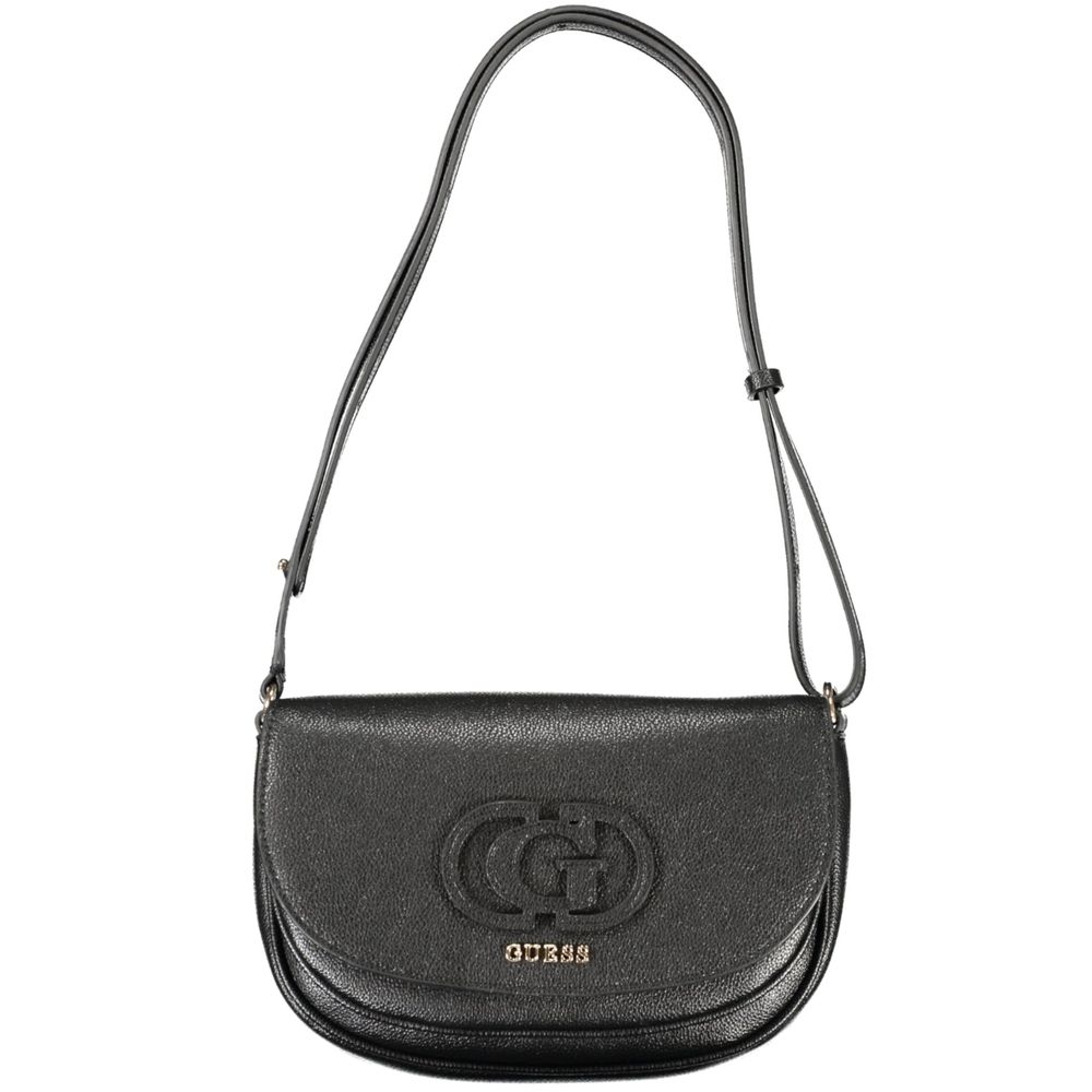 Guess Jeans Black Polyethylene Women Women's Handbag