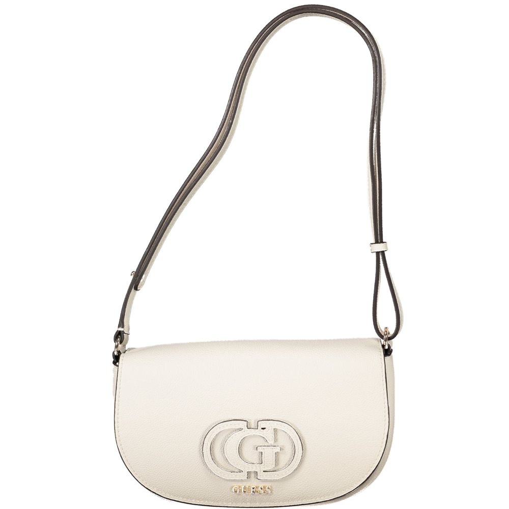 Guess Jeans Bianco Polyurethane Women Women's Handbag