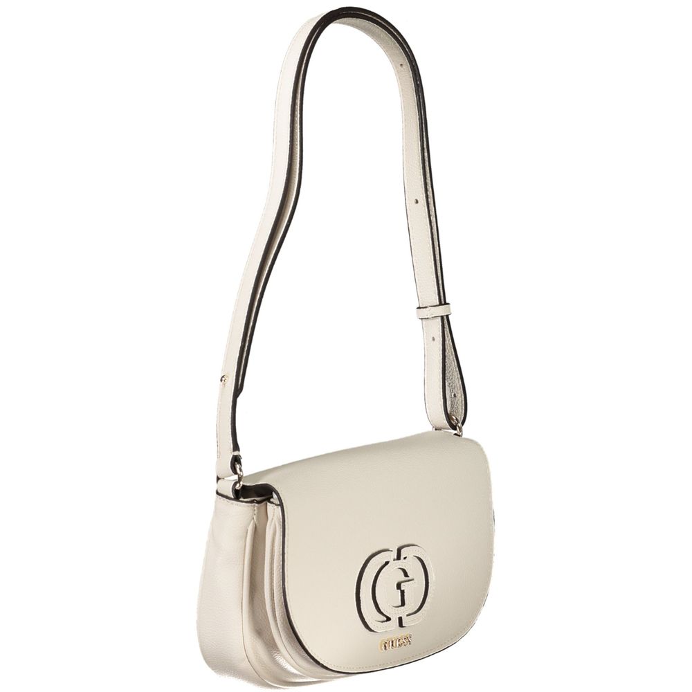 Guess Jeans Bianco Polyurethane Women Women's Handbag