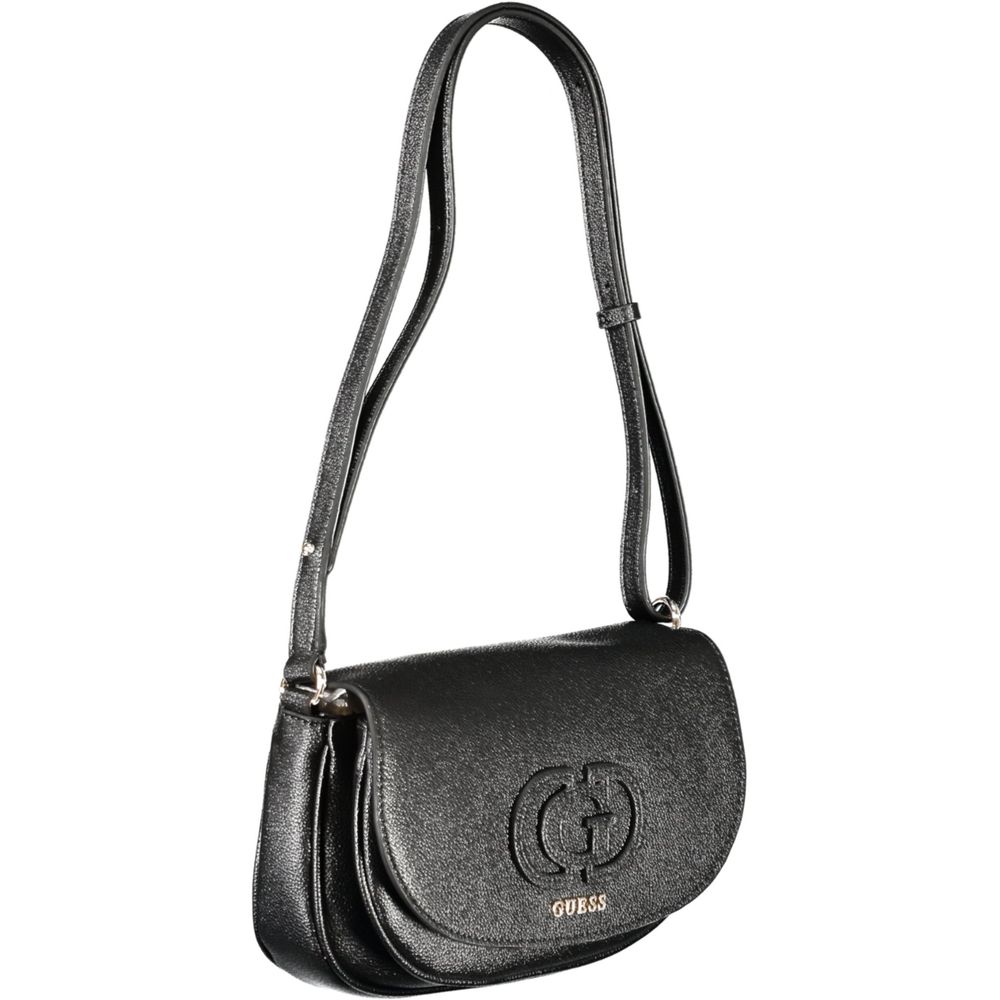 Guess Jeans Black Polyethylene Women Women's Handbag